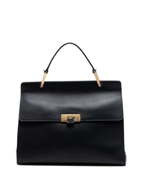2014 Leather Le Dix Cartable Top Handle Bag satchel by BALENCIAGA 
