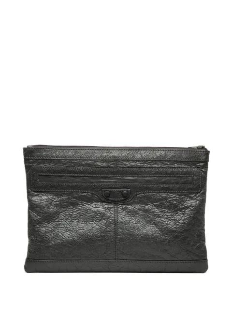 2018-2025 Lambskin Motocross Classic Clip M clutch bag by BALENCIAGA 