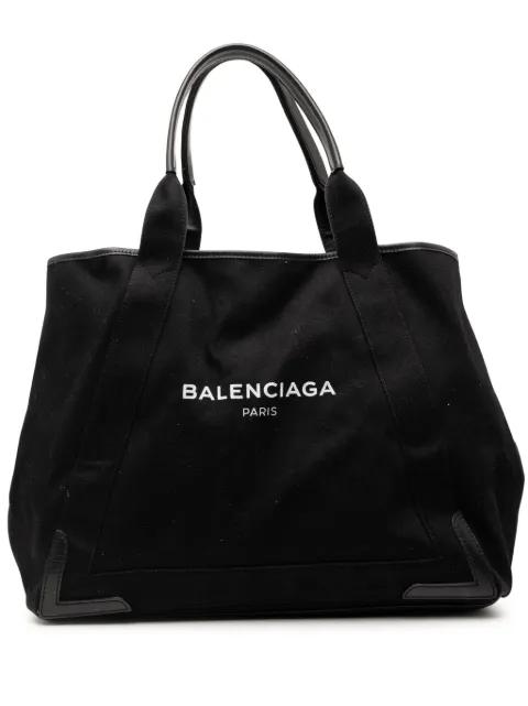 2018 Denim Navy Cabas M tote bag by BALENCIAGA 