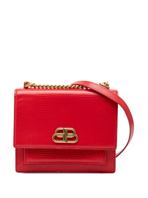 2019 Embossed Patent Sharp S Chain shoulder bag by BALENCIAGA 