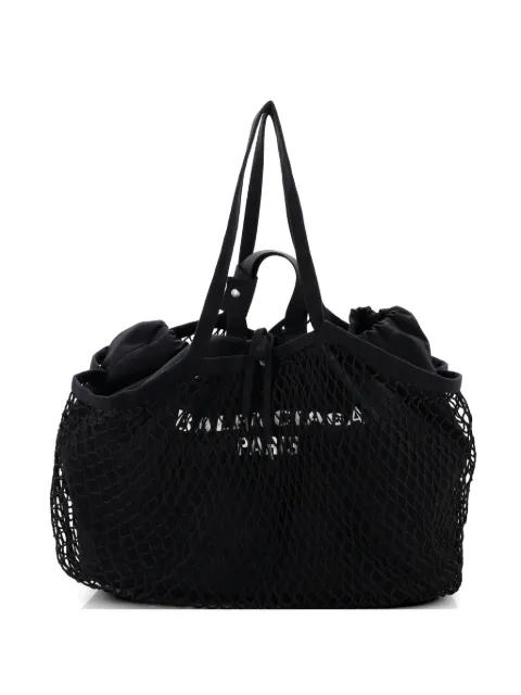 24/7 Drawstring Mesh and Canvas Medium tote bag by BALENCIAGA 