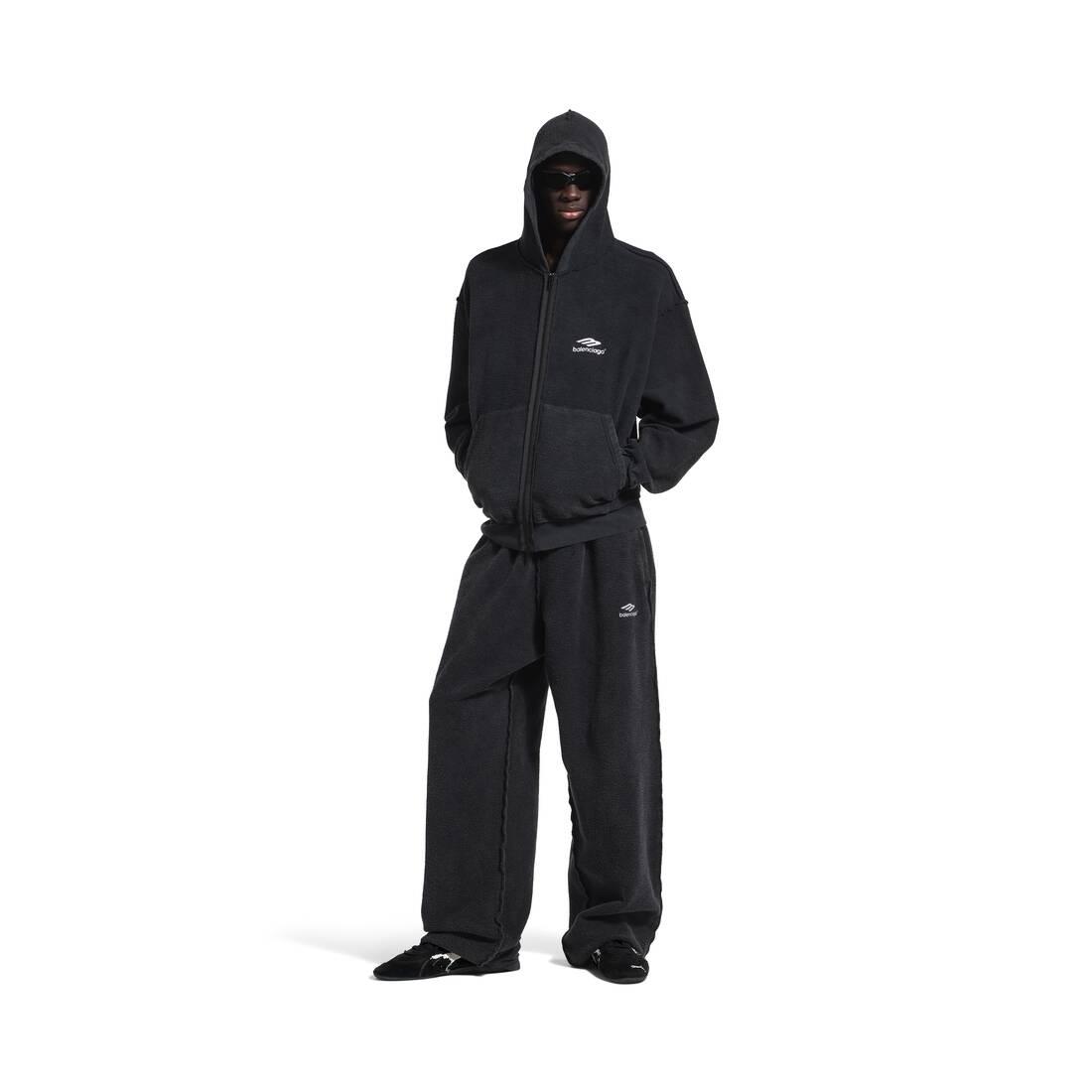 3b sports icon inside-out zip-up hoodie by BALENCIAGA