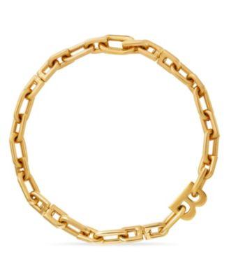 B Chain Thin Necklace by BALENCIAGA
