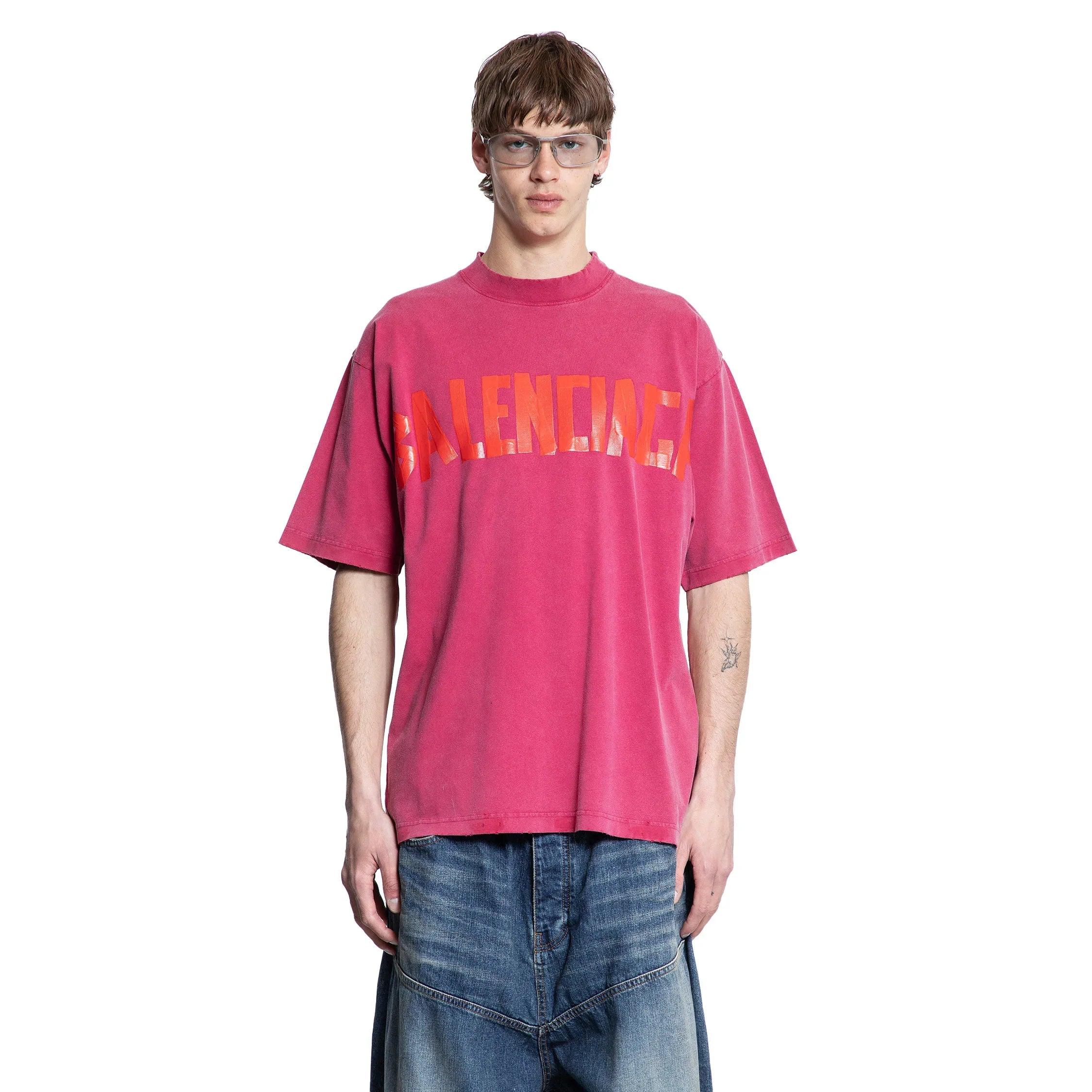 BALENCIAGA MAN RED T-SHIRT& TANK TOPS by BALENCIAGA