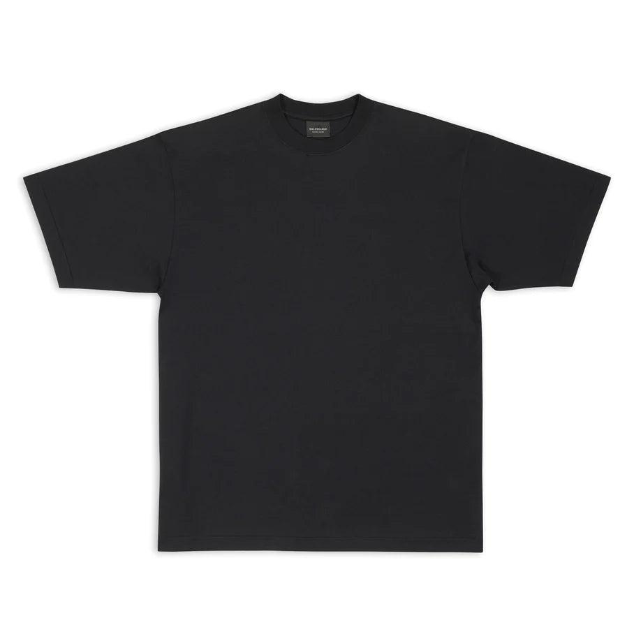 BALENCIAGA - Men's Medium Fit T-Shirt - (Black/White) by BALENCIAGA