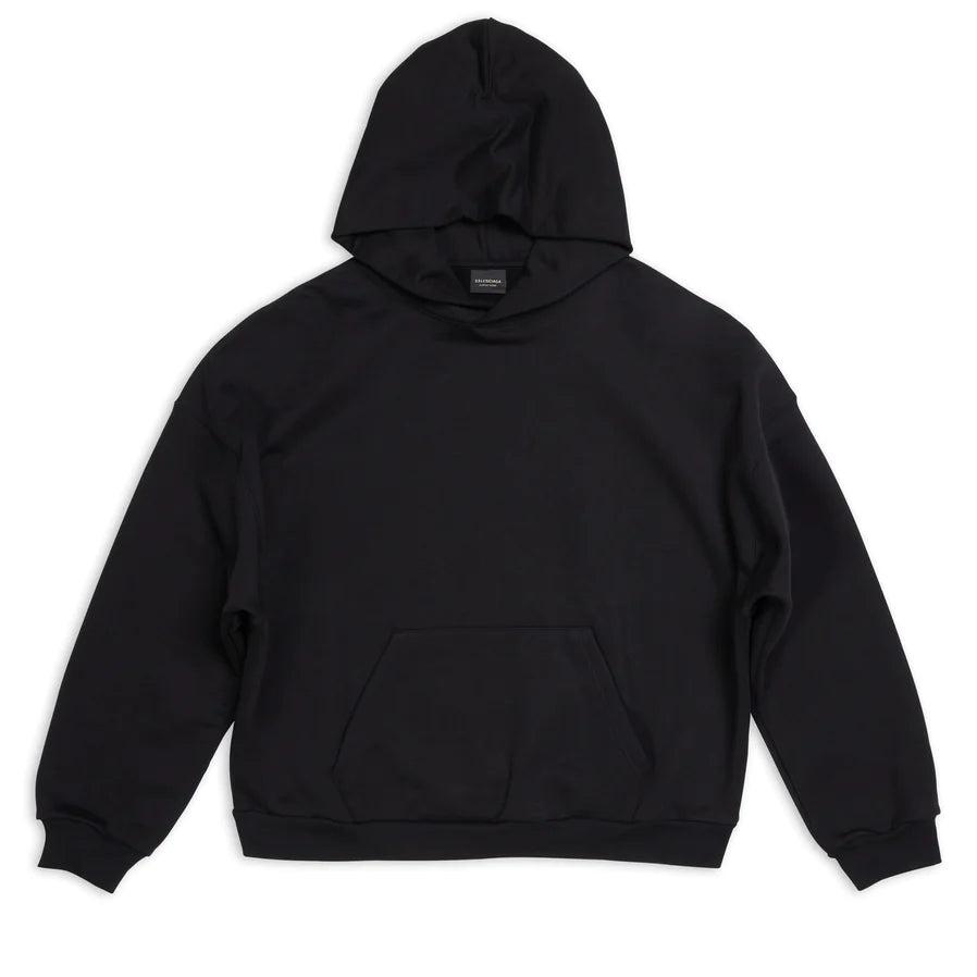 BALENCIAGA - Women's Medium Fit Hoodie - (Black/White) by BALENCIAGA