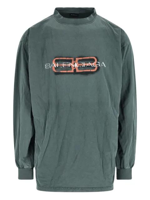 BB Icon stencil T-shirt by BALENCIAGA