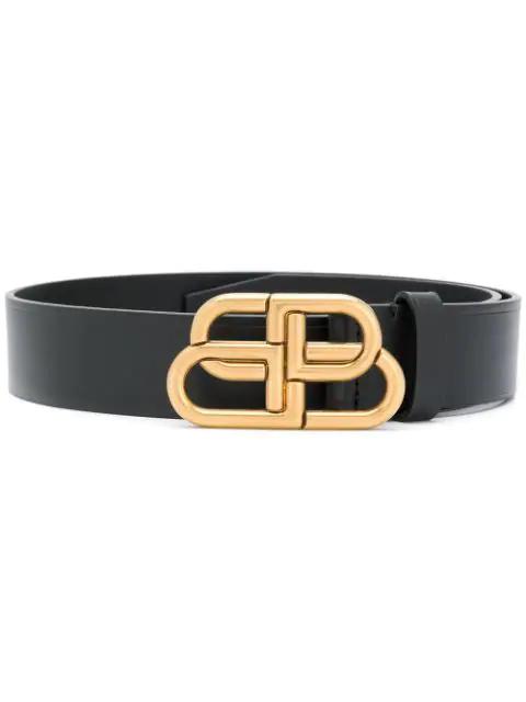 BB leather belt by BALENCIAGA