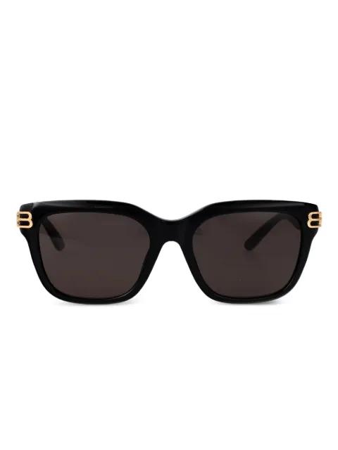 BB-logo square-frame sunglasses by BALENCIAGA