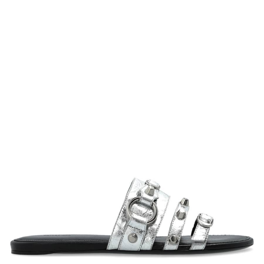 Balenciaga Arena Lambskin City Mule Flats by BALENCIAGA