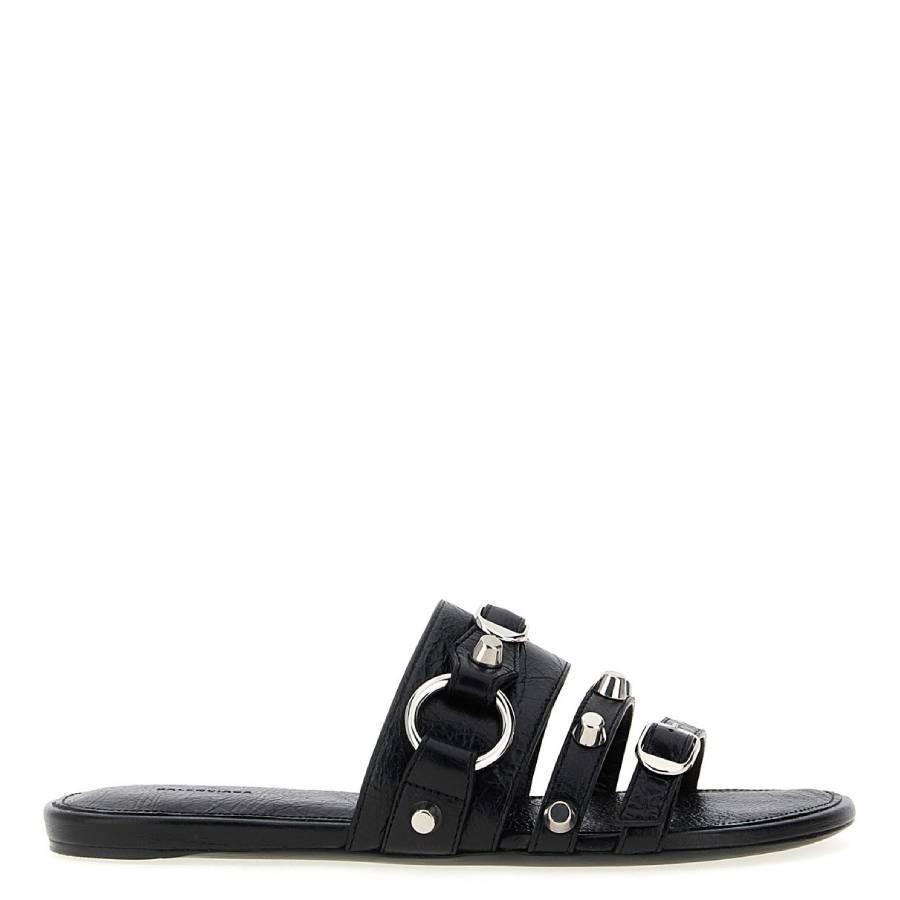 Balenciaga Arena Lambskin City Mule Flats by BALENCIAGA