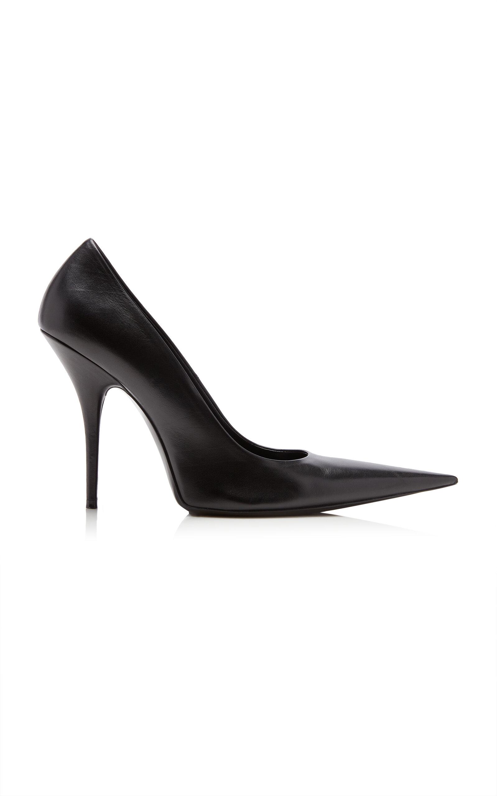 Balenciaga Avenue Nappa Leather Heeled Pumps - Moda Operandi by BALENCIAGA