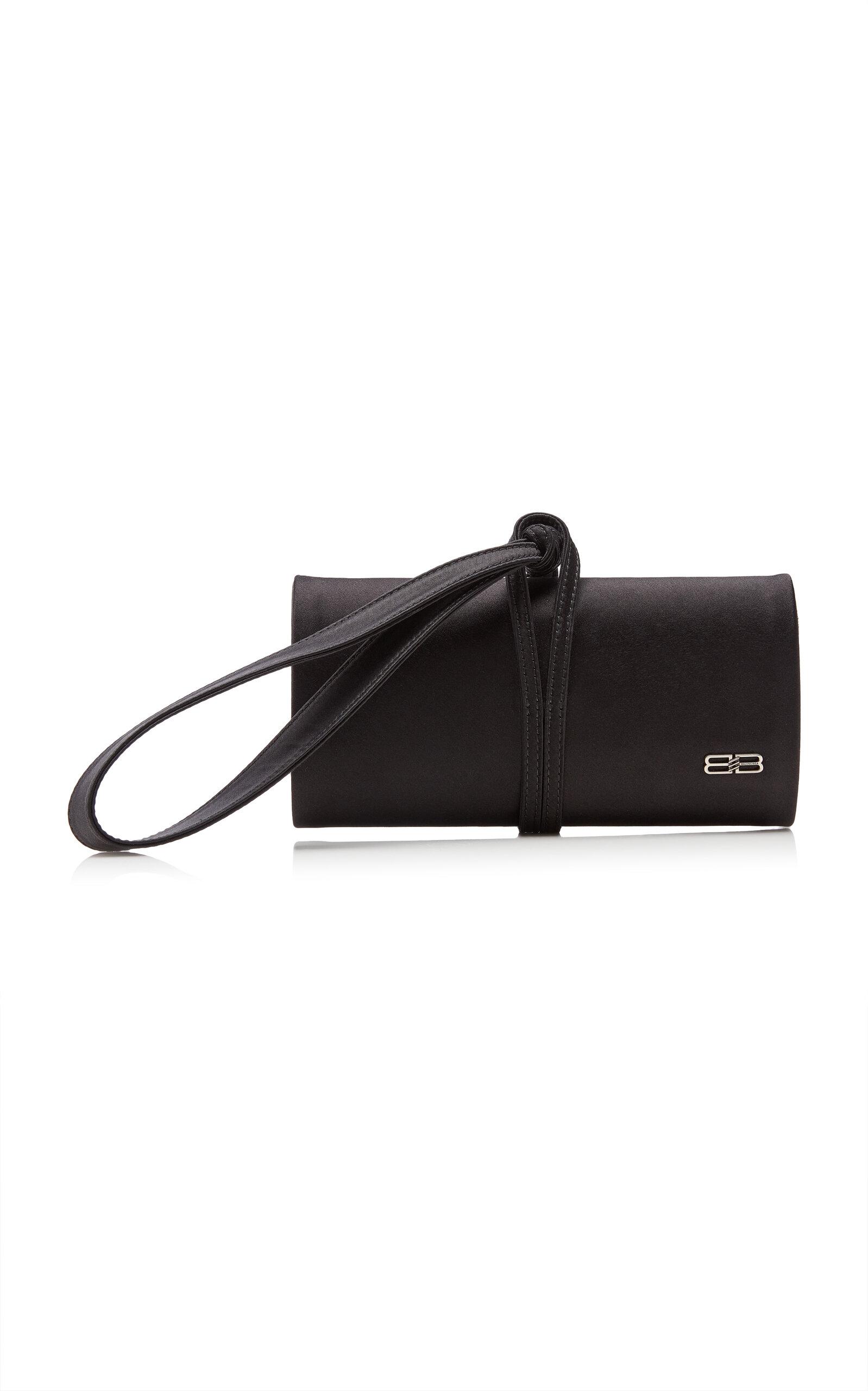 Balenciaga BB Satin Clutch - Moda Operandi by BALENCIAGA