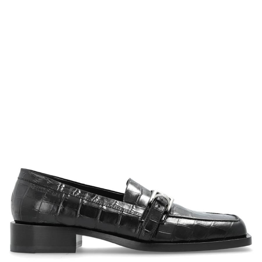 Balenciaga Bel Air Croc-Embossed Loafers by BALENCIAGA