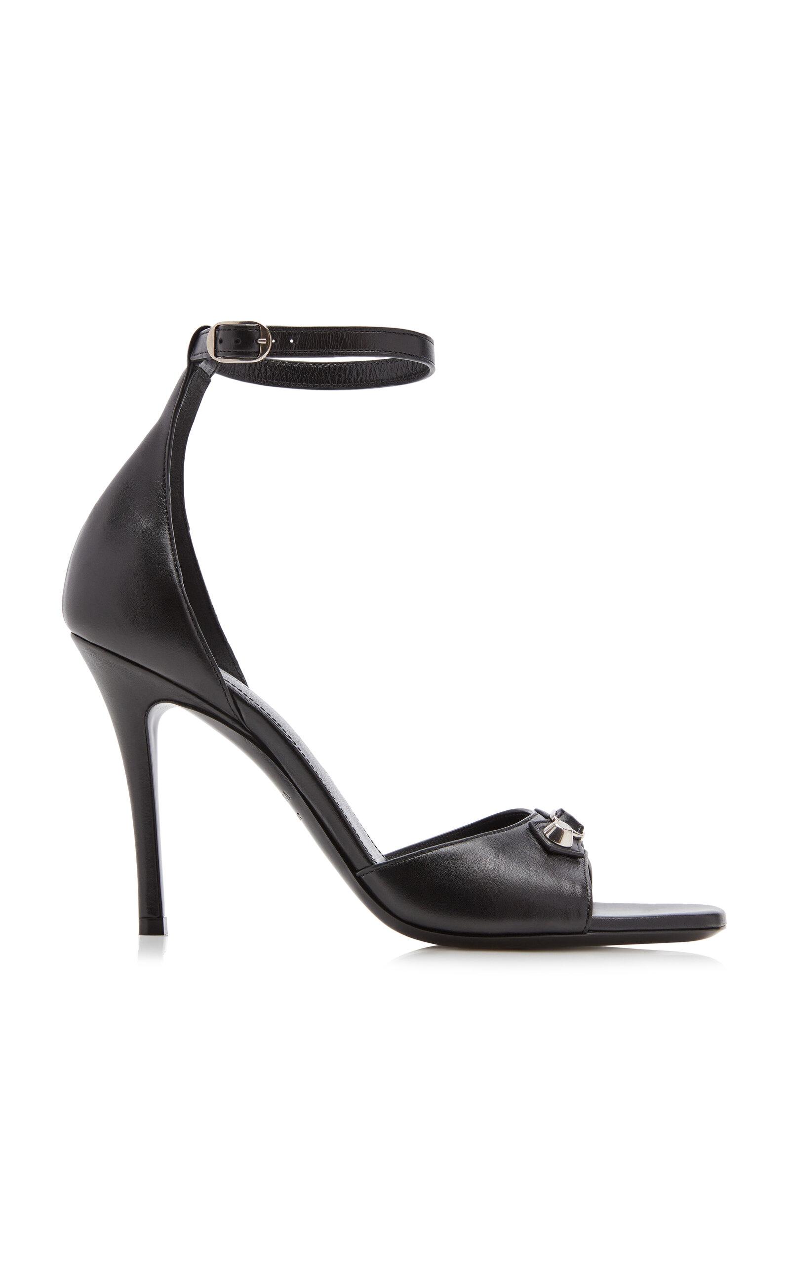 Balenciaga City Heeled Leather Sandals - Moda Operandi by BALENCIAGA