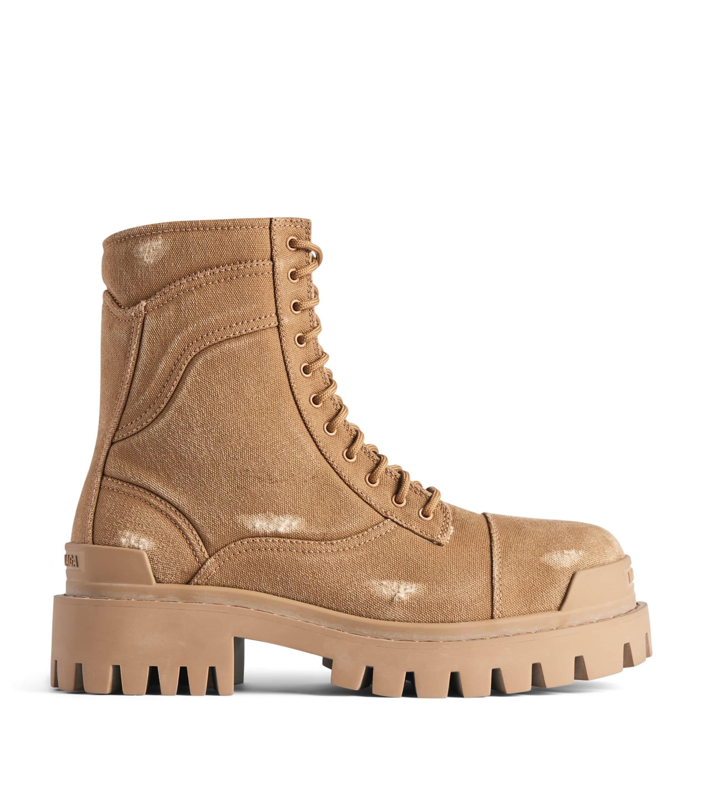 Balenciaga Combat Strike Ankle Boots by BALENCIAGA