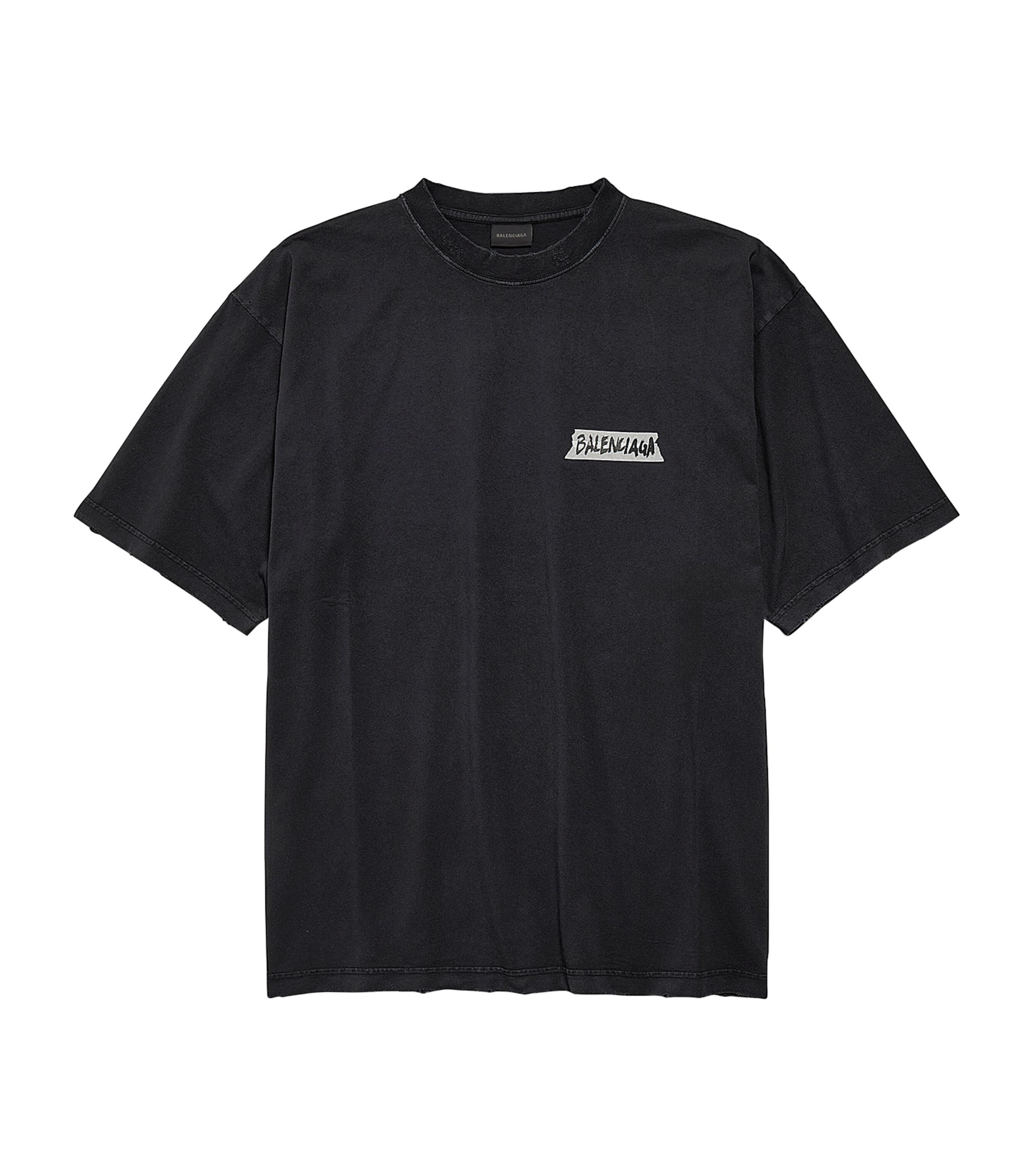Balenciaga Cotton Masking Tape Logo T-Shirt by BALENCIAGA
