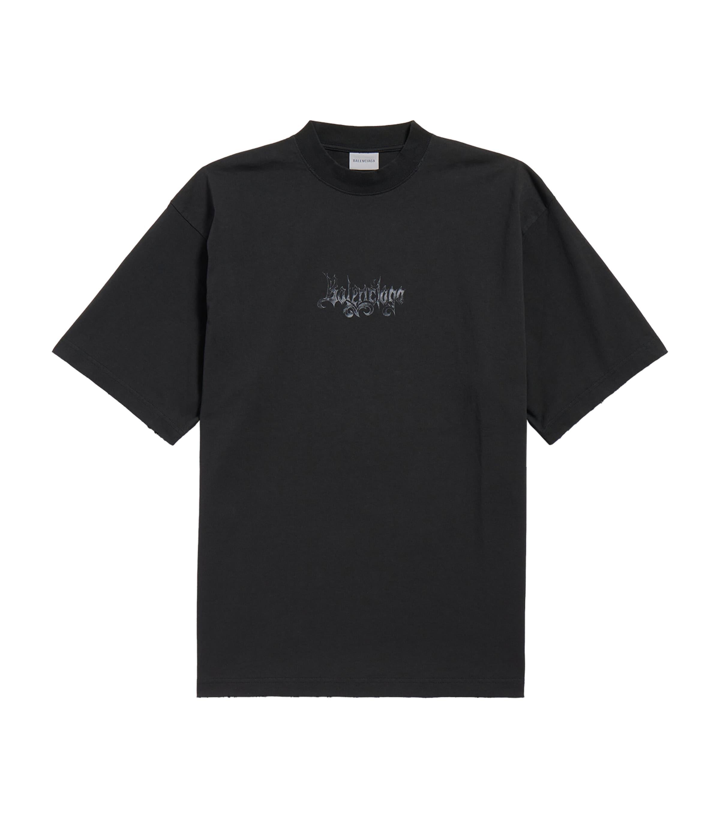 Balenciaga Cotton Sketchy Logo T-Shirt by BALENCIAGA