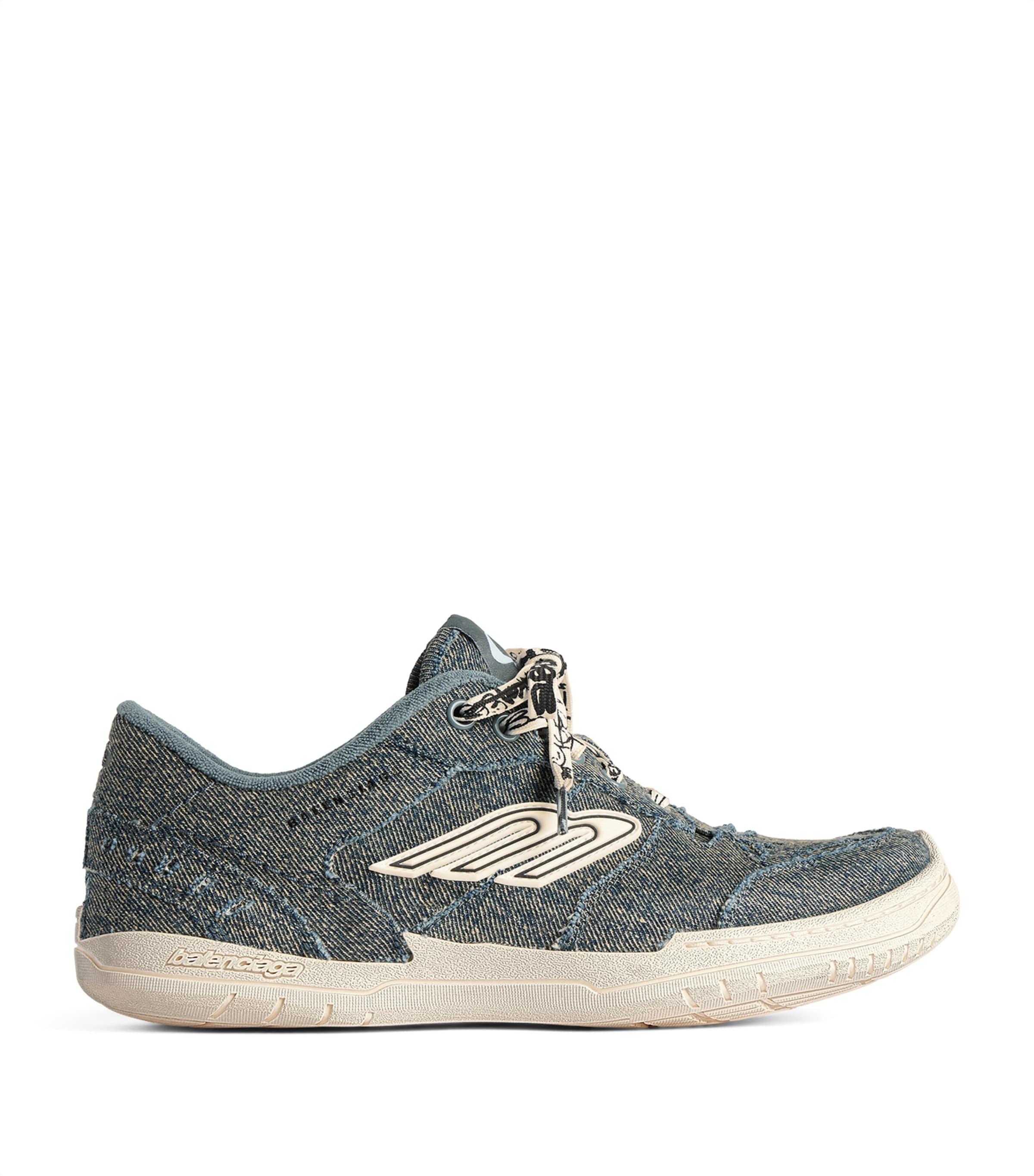 Balenciaga Denim Hamptons Sneakers by BALENCIAGA