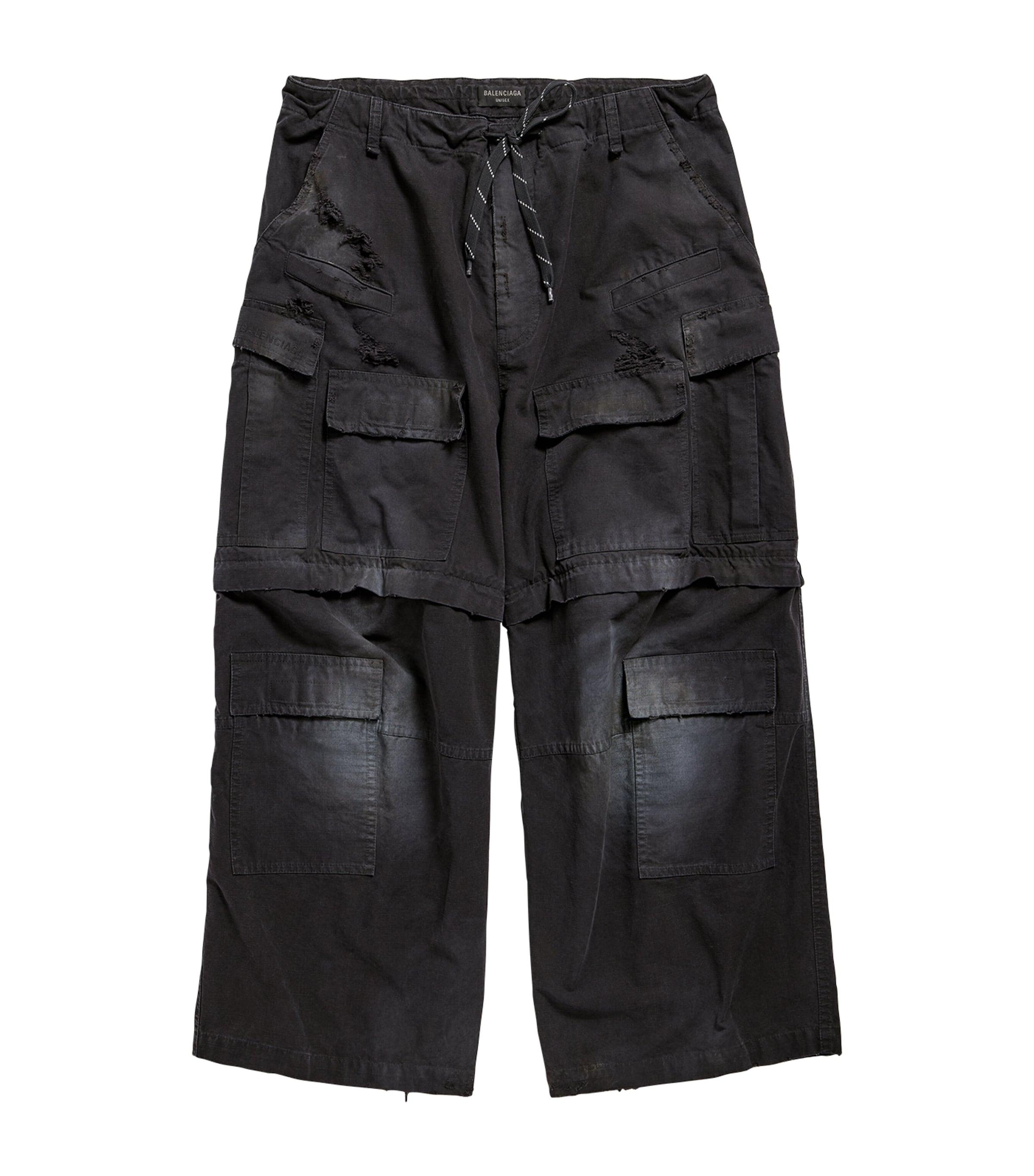 Balenciaga Distressed Cargo Trousers by BALENCIAGA
