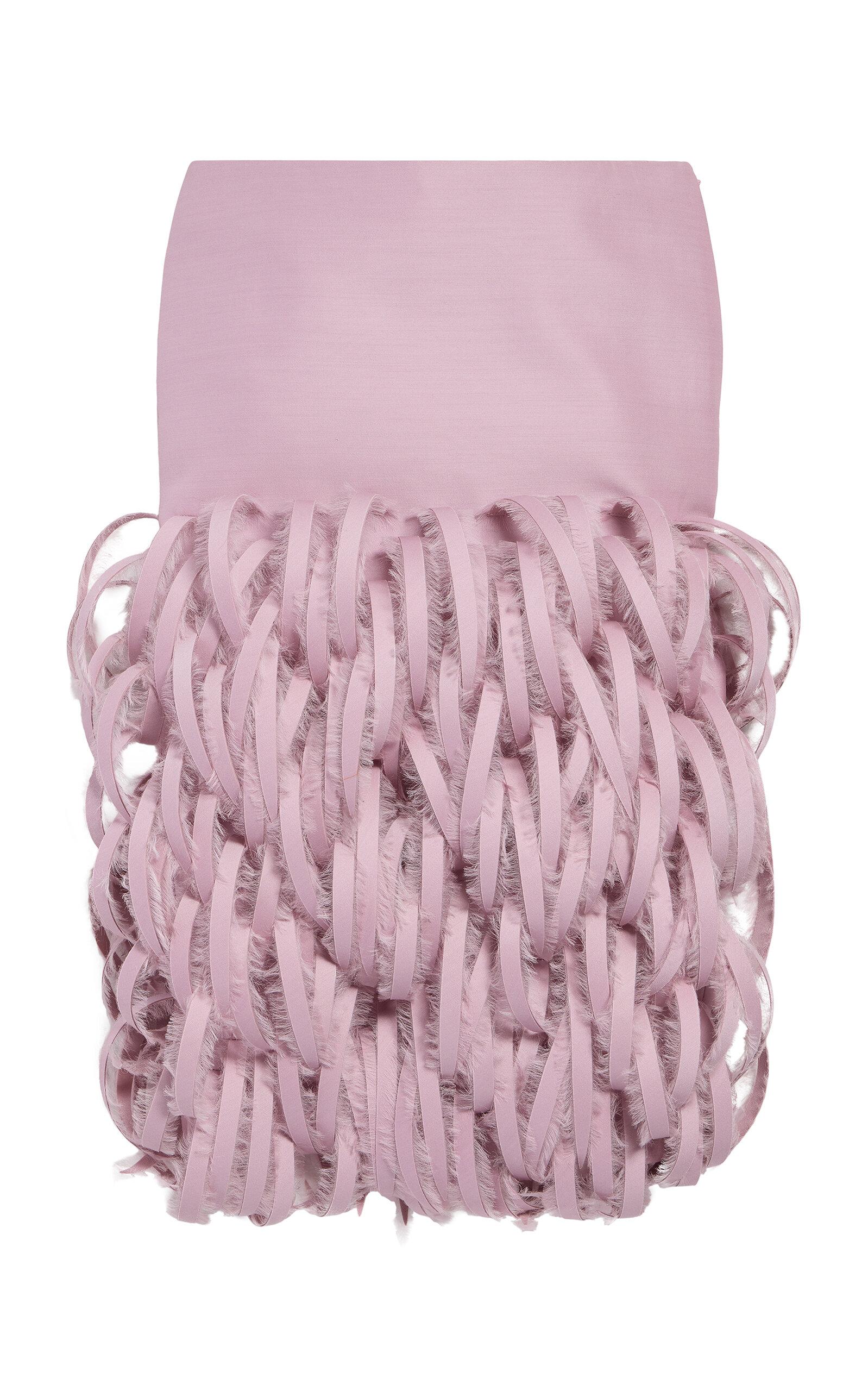 Balenciaga Feather-Embroidered Midi Skirt - Moda Operandi by BALENCIAGA