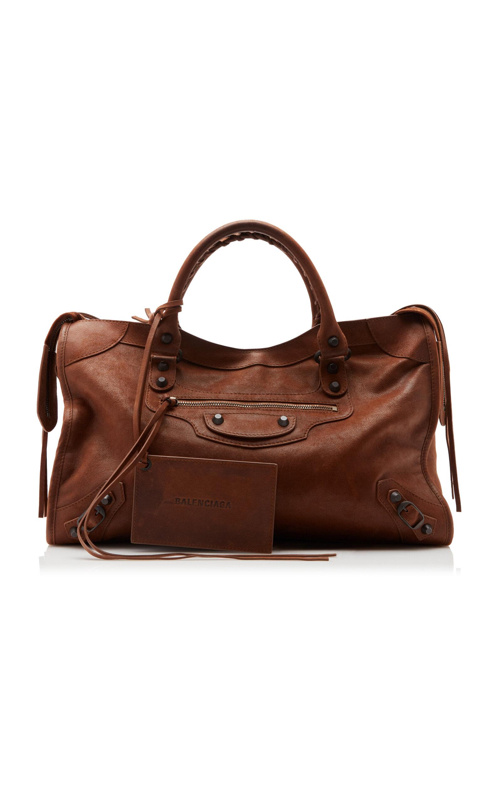 Balenciaga Le City Medium Leather Bag - Moda Operandi by BALENCIAGA
