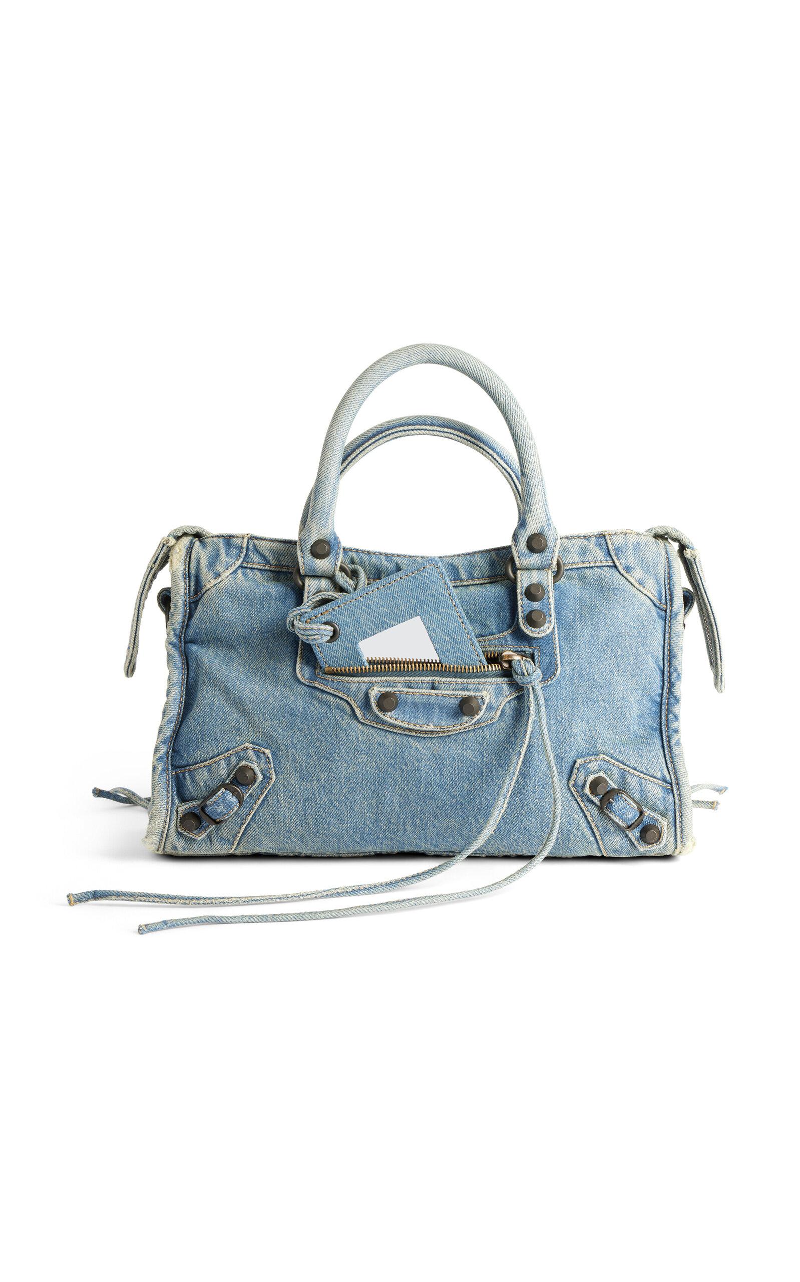 Balenciaga Le City Small Denim Bag - Moda Operandi by BALENCIAGA