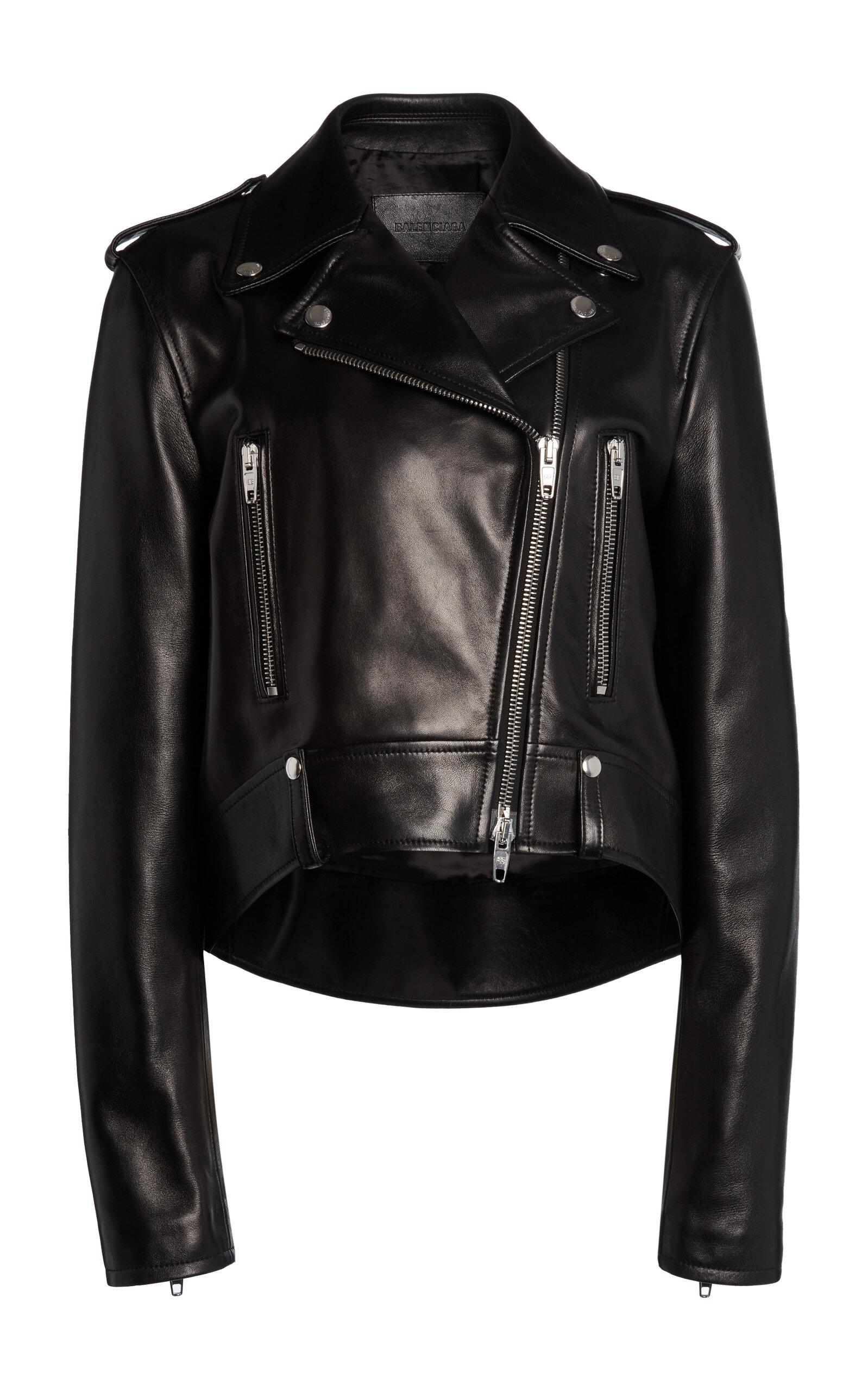 Balenciaga Leather Biker Jacket - Moda Operandi by BALENCIAGA