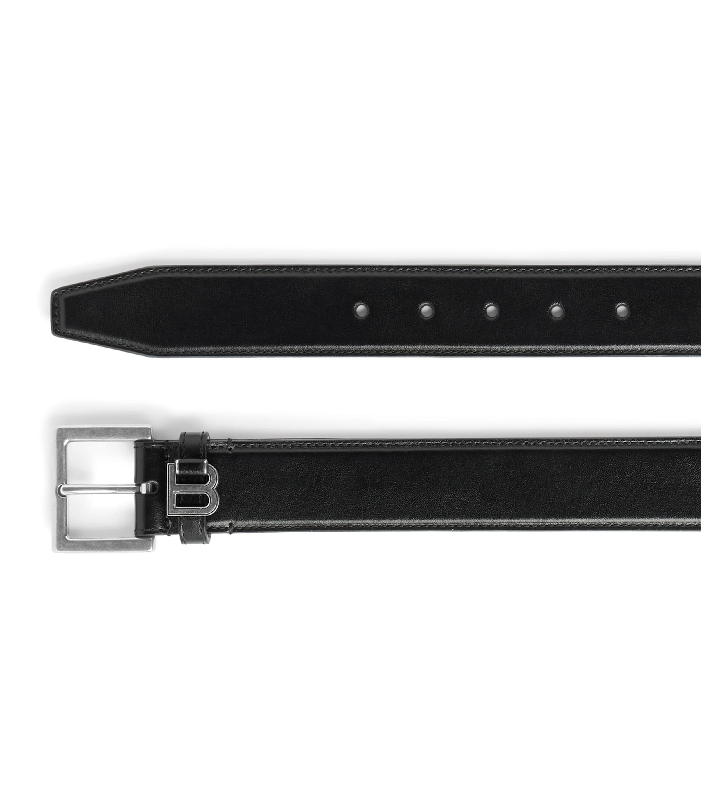 Balenciaga Leather Hourglass Belt by BALENCIAGA