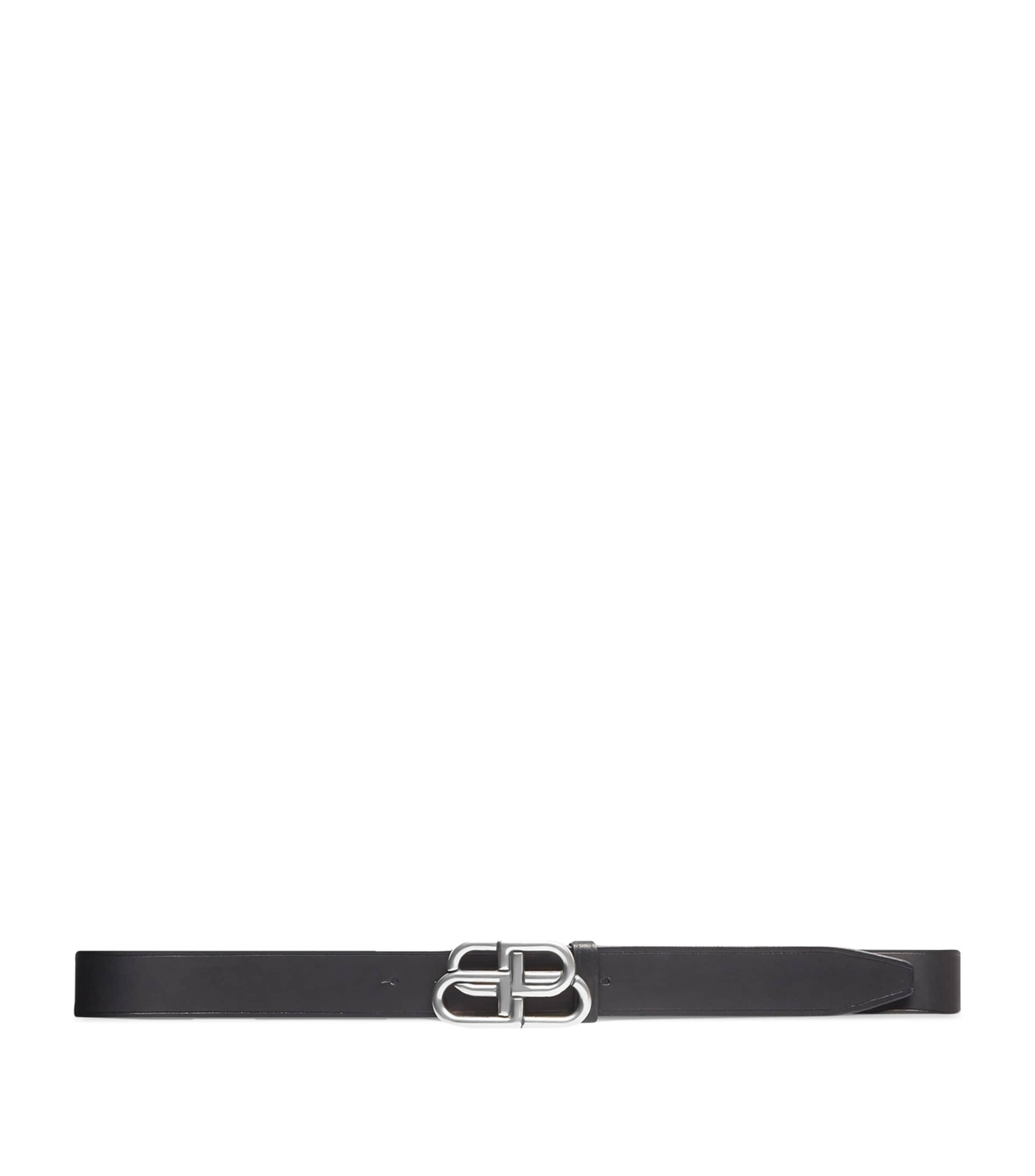 Balenciaga Leather Logo Belt by BALENCIAGA