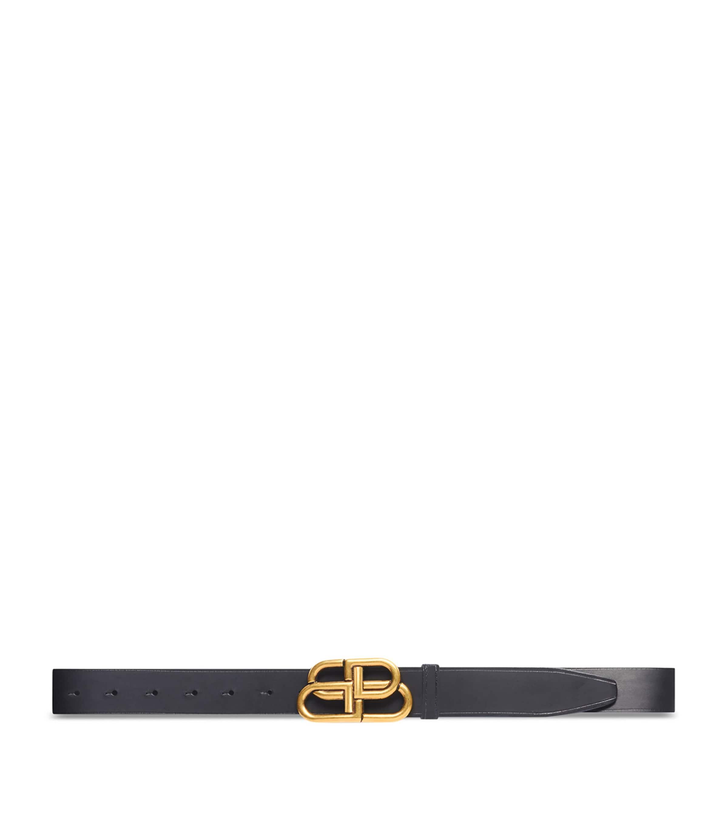 Balenciaga Leather Logo Belt by BALENCIAGA