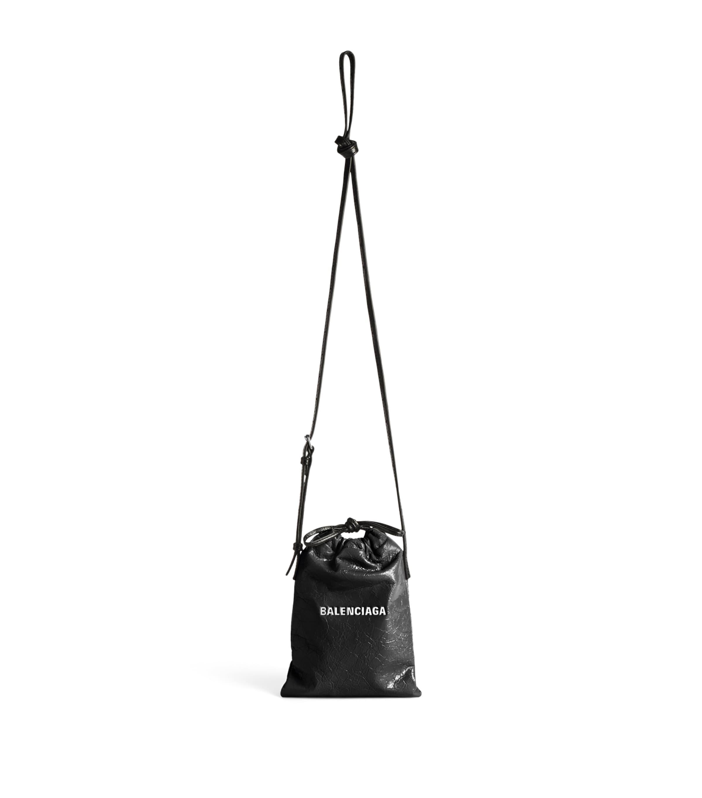 Balenciaga Leather Shopper Phone Holder by BALENCIAGA