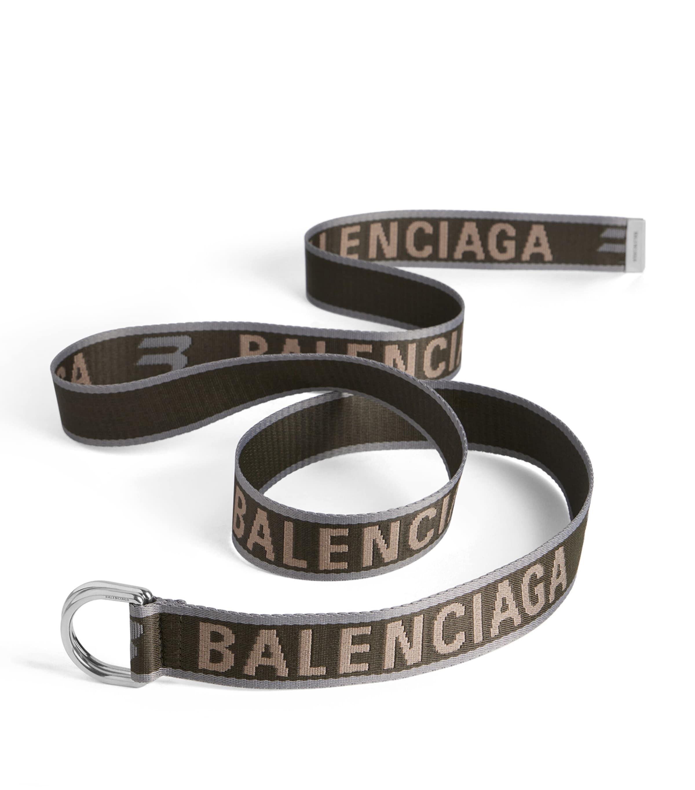 Balenciaga Logo D-Ring Belt by BALENCIAGA