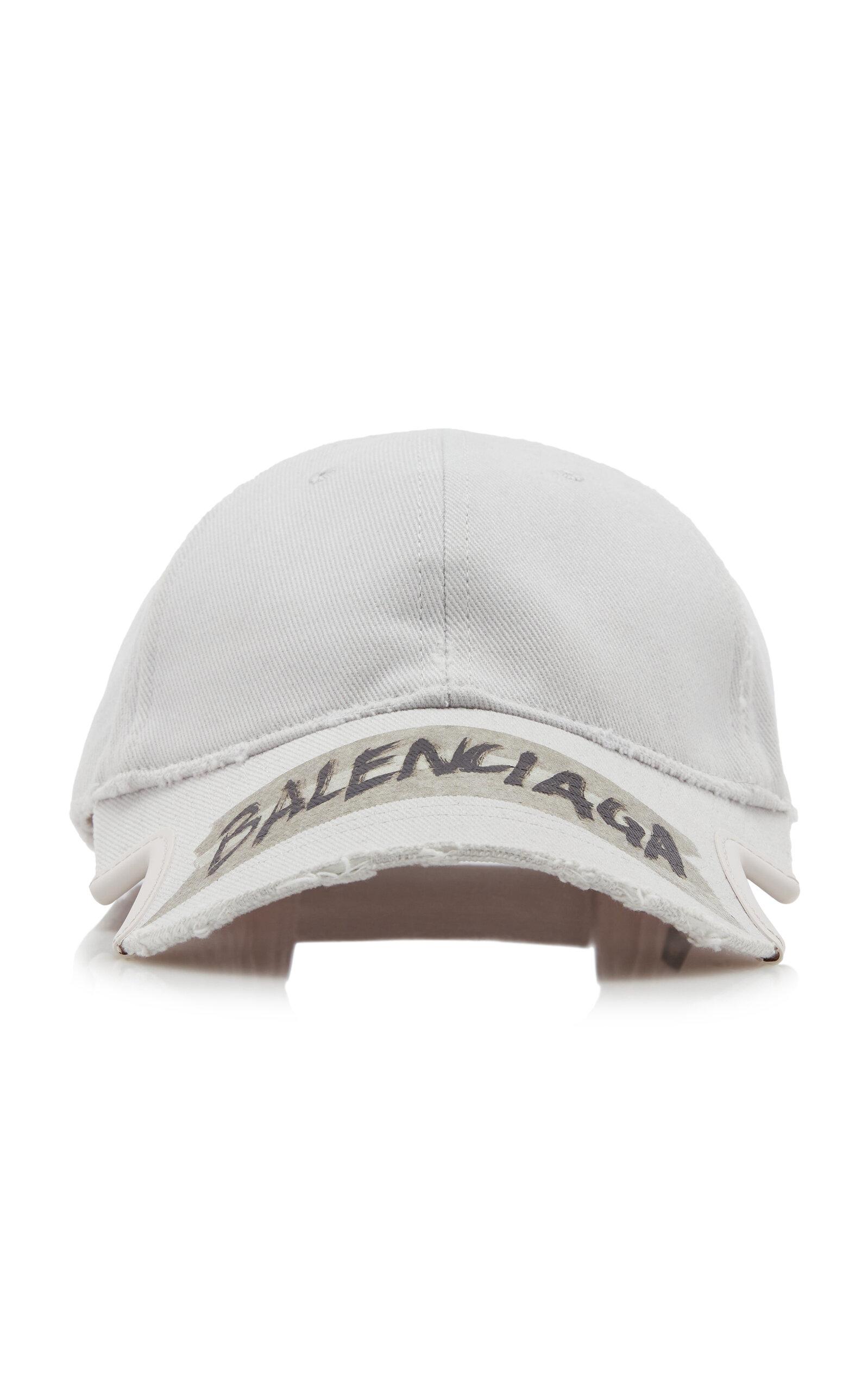 Balenciaga Logo-Embellished Cotton Cap - Moda Operandi by BALENCIAGA Balenciaga Logo-Embellished Cotton Cap - Moda Operandi by BALENCIAGA