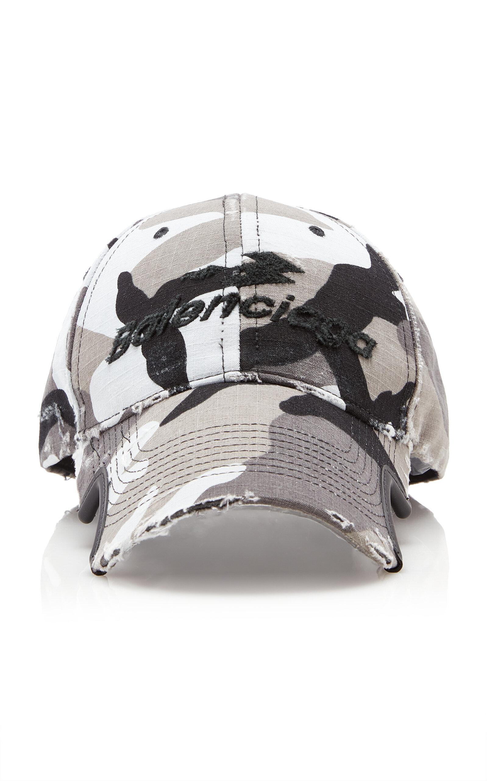 Balenciaga Logo-Embroidered Camouflage Cap -oda Operandi by BALENCIAGA