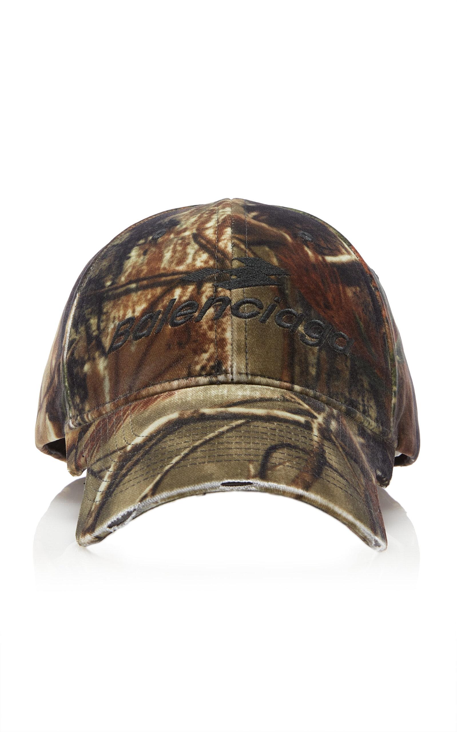 Balenciaga Logo-Embroidered Camouflage Cap -oda Operandi by BALENCIAGA