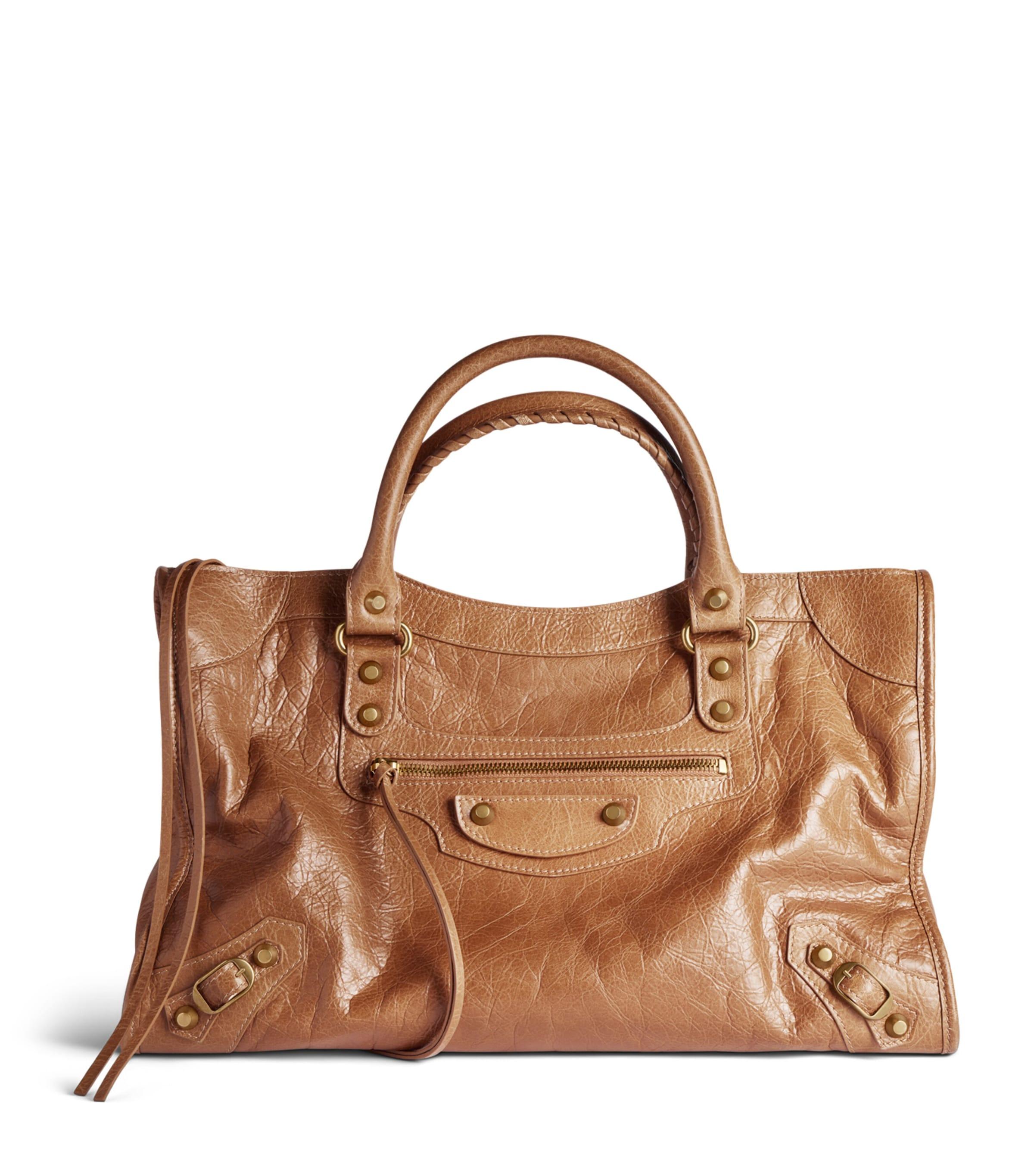Balenciaga Medium Leather Le City Top-Handle Bag by BALENCIAGA