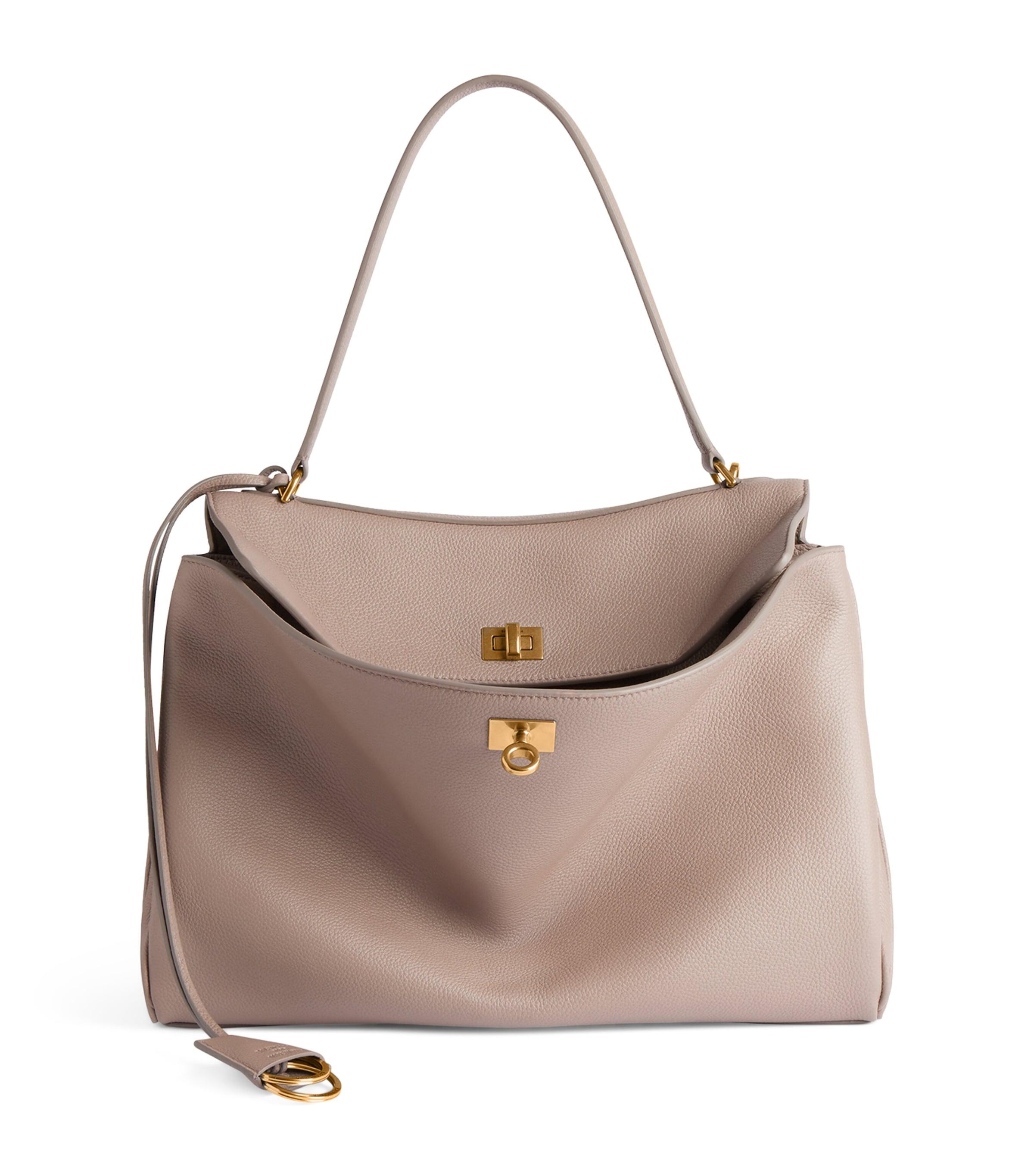 Balenciaga Medium Leather Rodeo Top-Handle Bag by BALENCIAGA