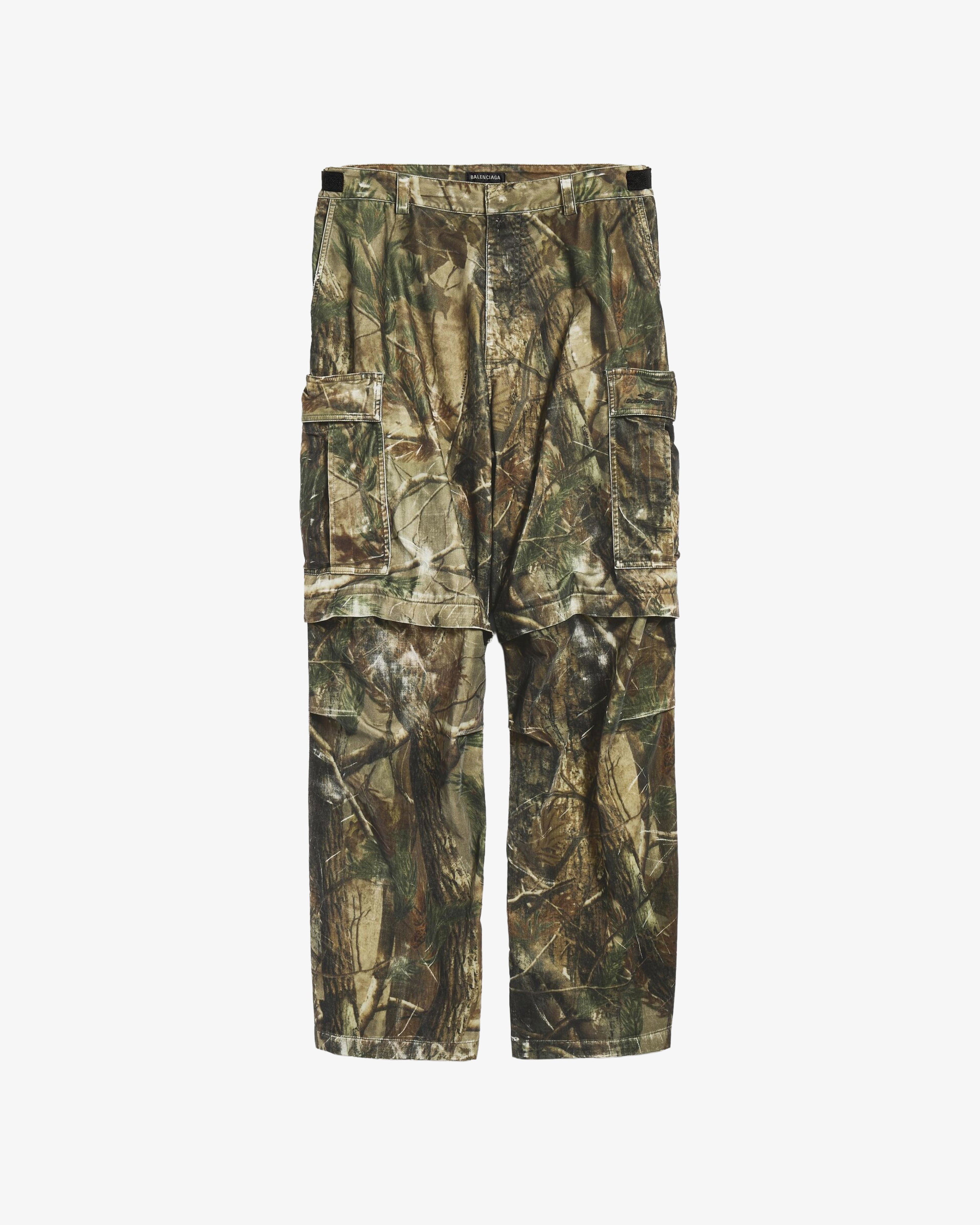 Balenciaga - Men's Baggy Cargo Pants - (Brown2135) by BALENCIAGA
