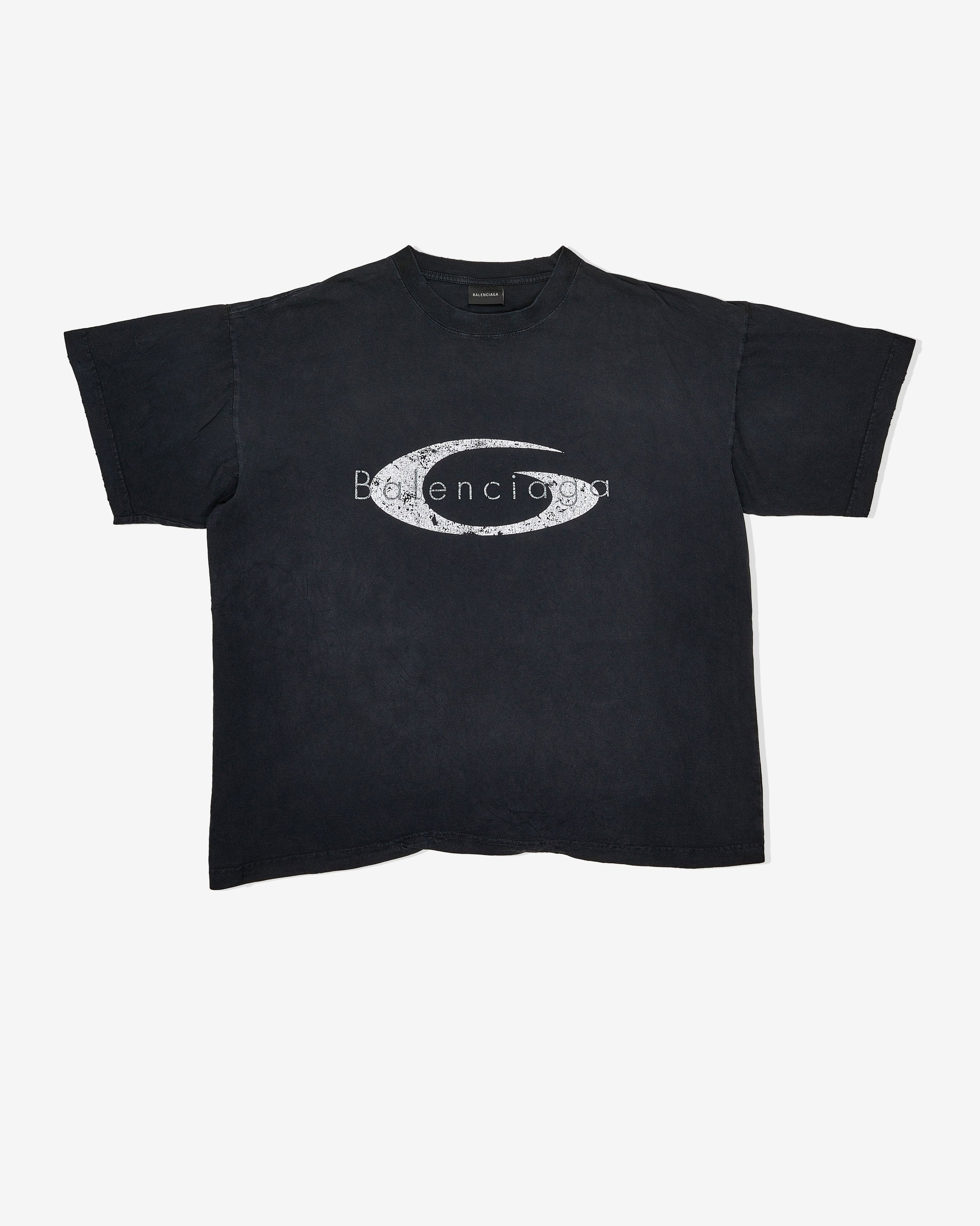 Balenciaga - Men's Boxy T-Shirt - (Washed Black) by BALENCIAGA