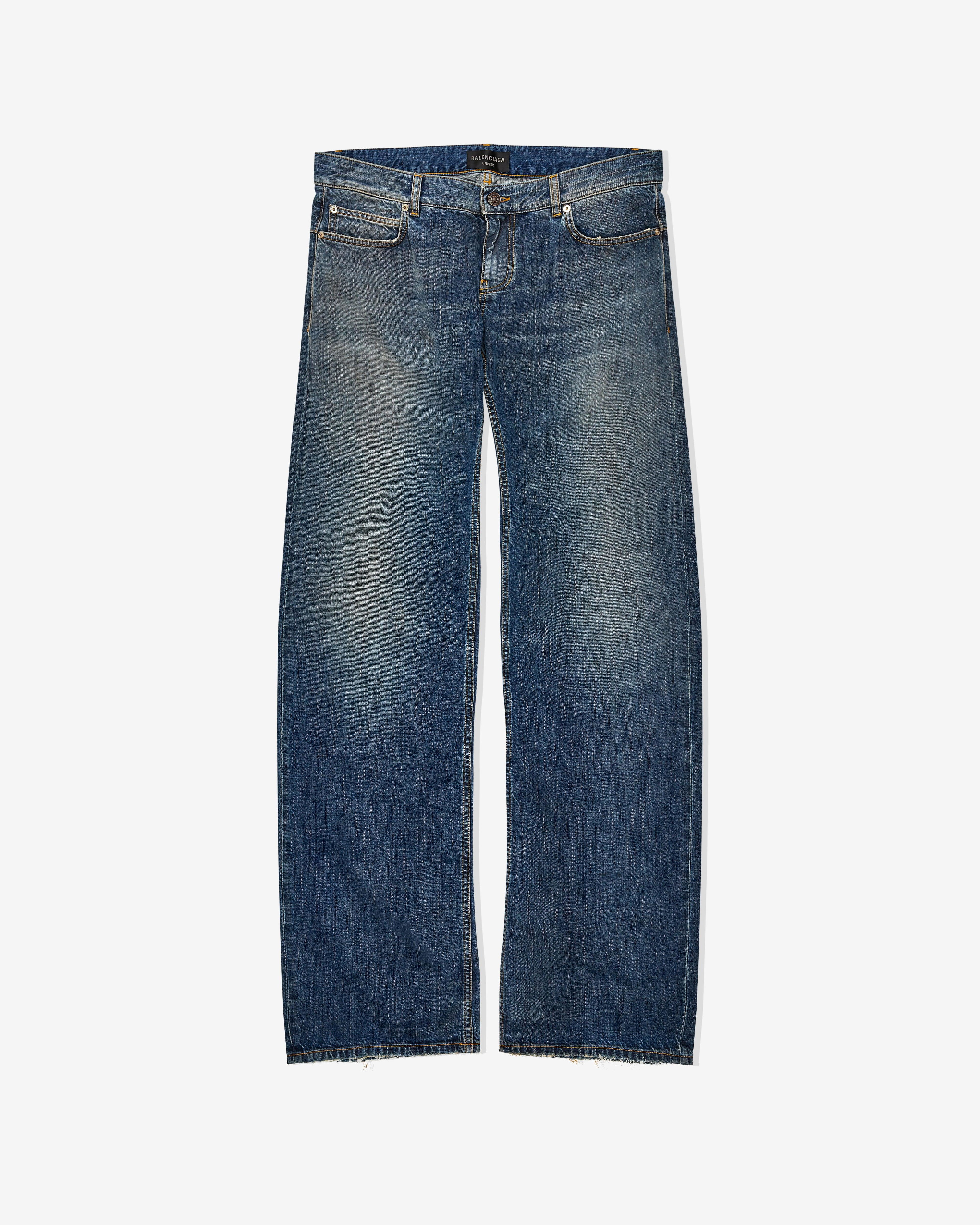 Balenciaga - Men's Fitted Low-Waist Jeans - (Blue) by BALENCIAGA