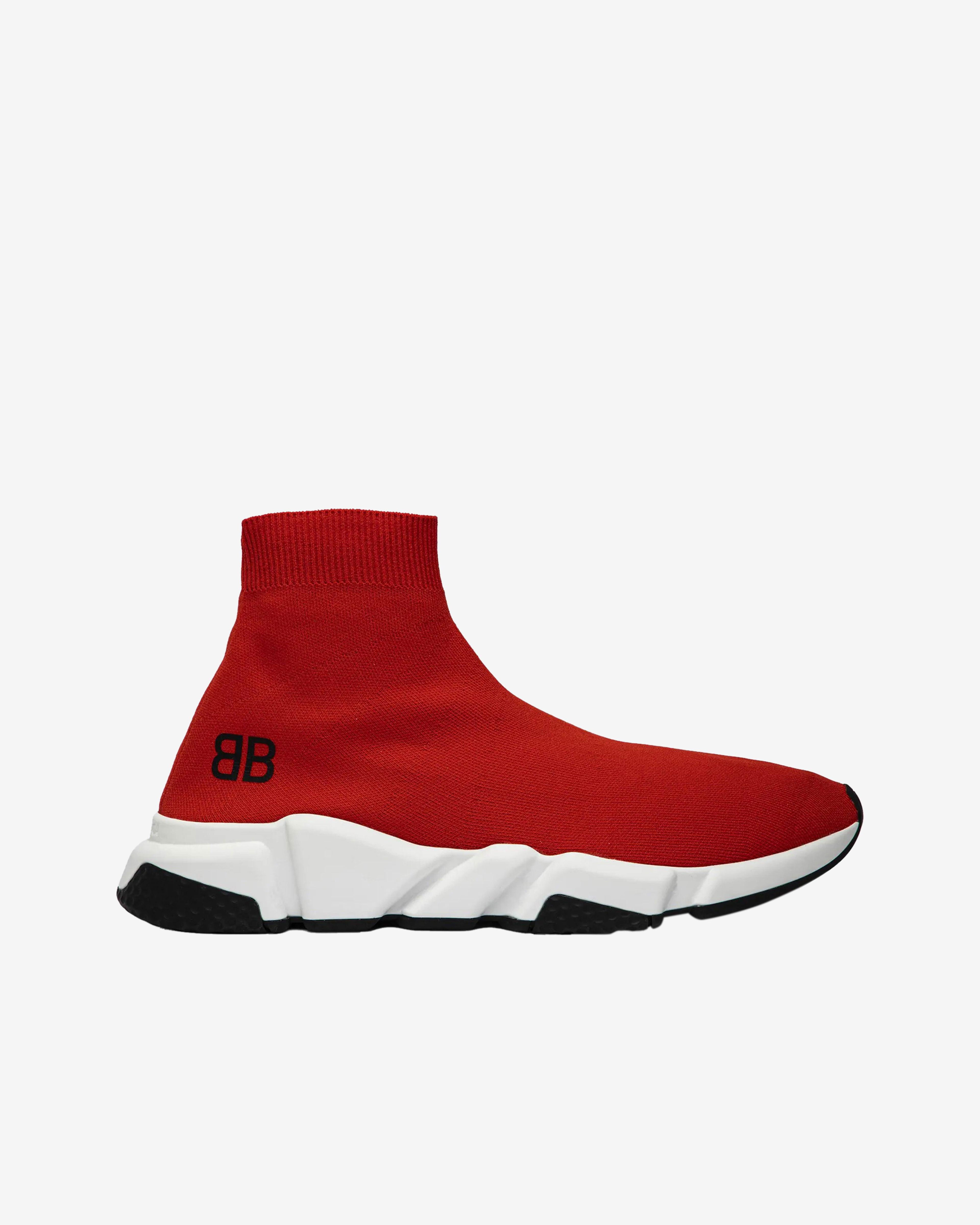 Balenciaga - Men's Ligne Speed Sneakers - (Red) by BALENCIAGA
