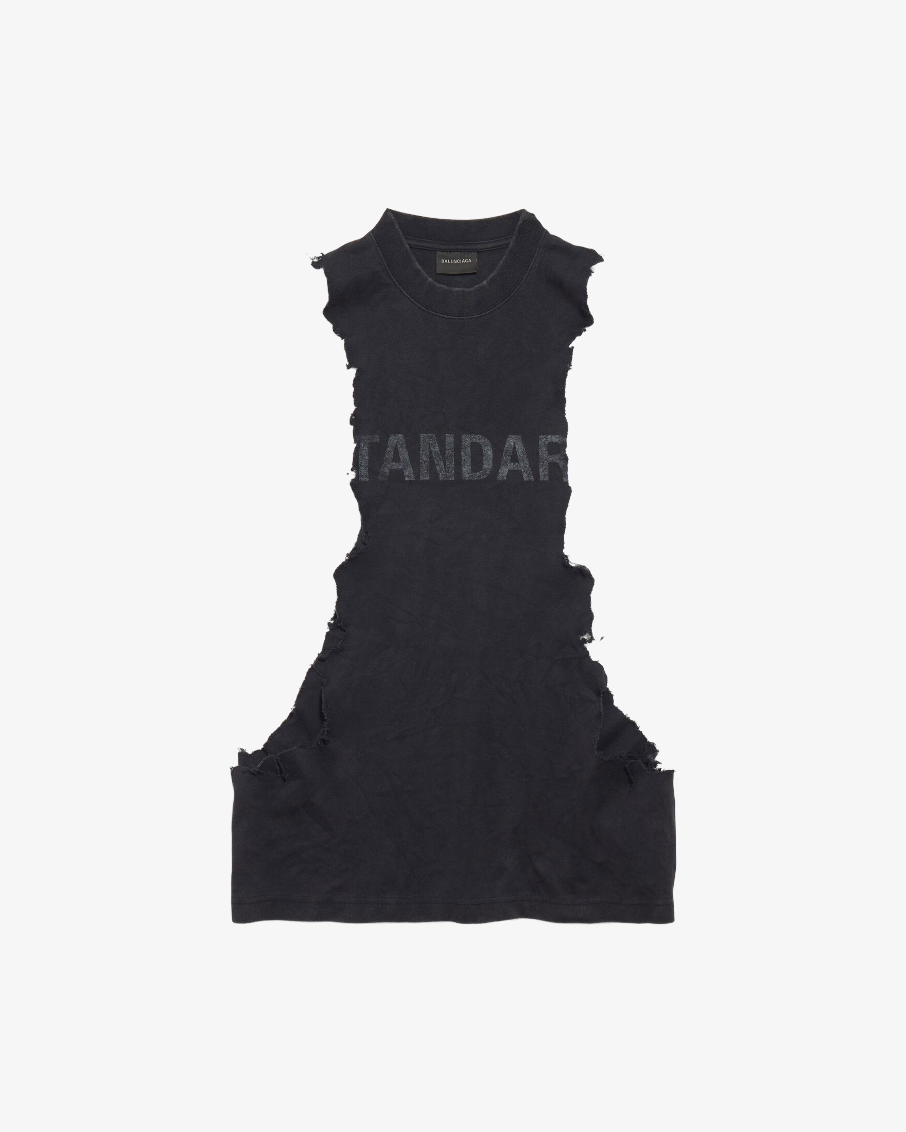 Balenciaga - Men's Ripped Tank Top - (Black1041) by BALENCIAGA