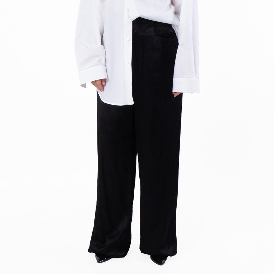 Balenciaga Mid Rise Five Pocket Satin Pants by BALENCIAGA