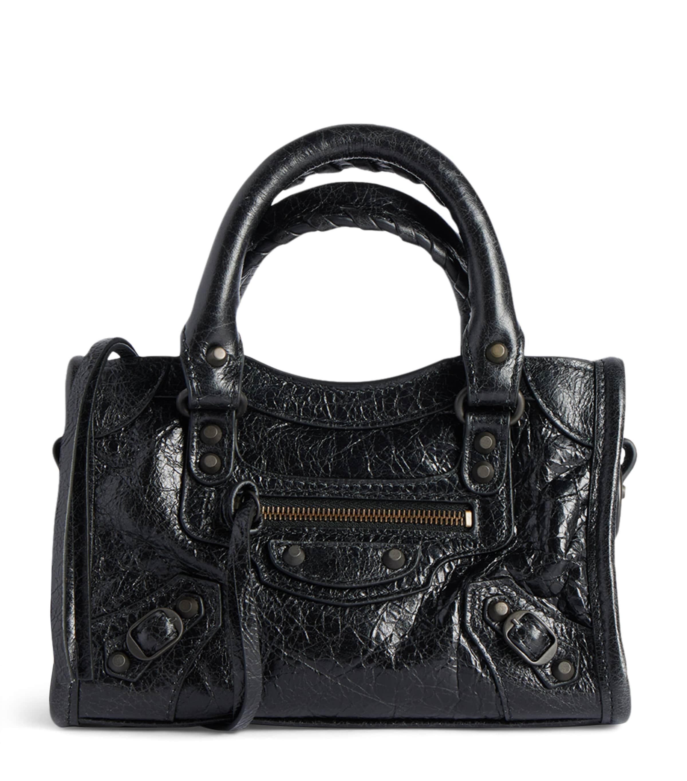 Balenciaga Nano Leather Le City Top-Handle Bag by BALENCIAGA