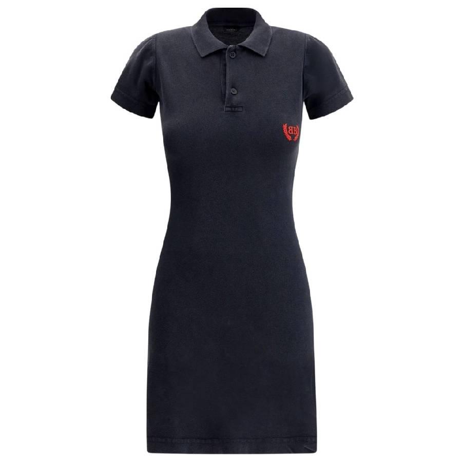 Balenciaga Polo-Style Mini Cotton Dress by BALENCIAGA