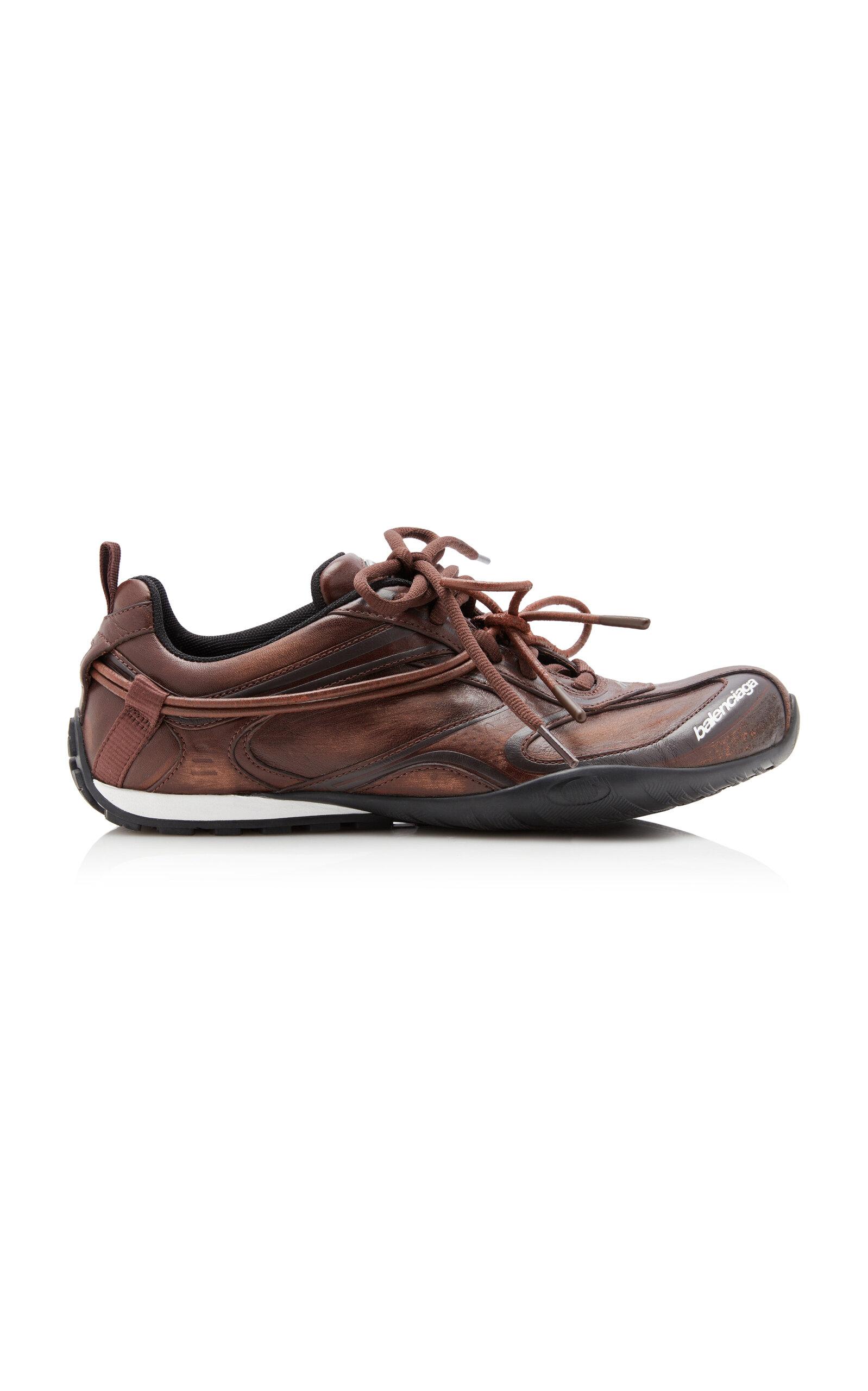 Balenciaga Radar Leather Sneakers - Moda Operandi by BALENCIAGA