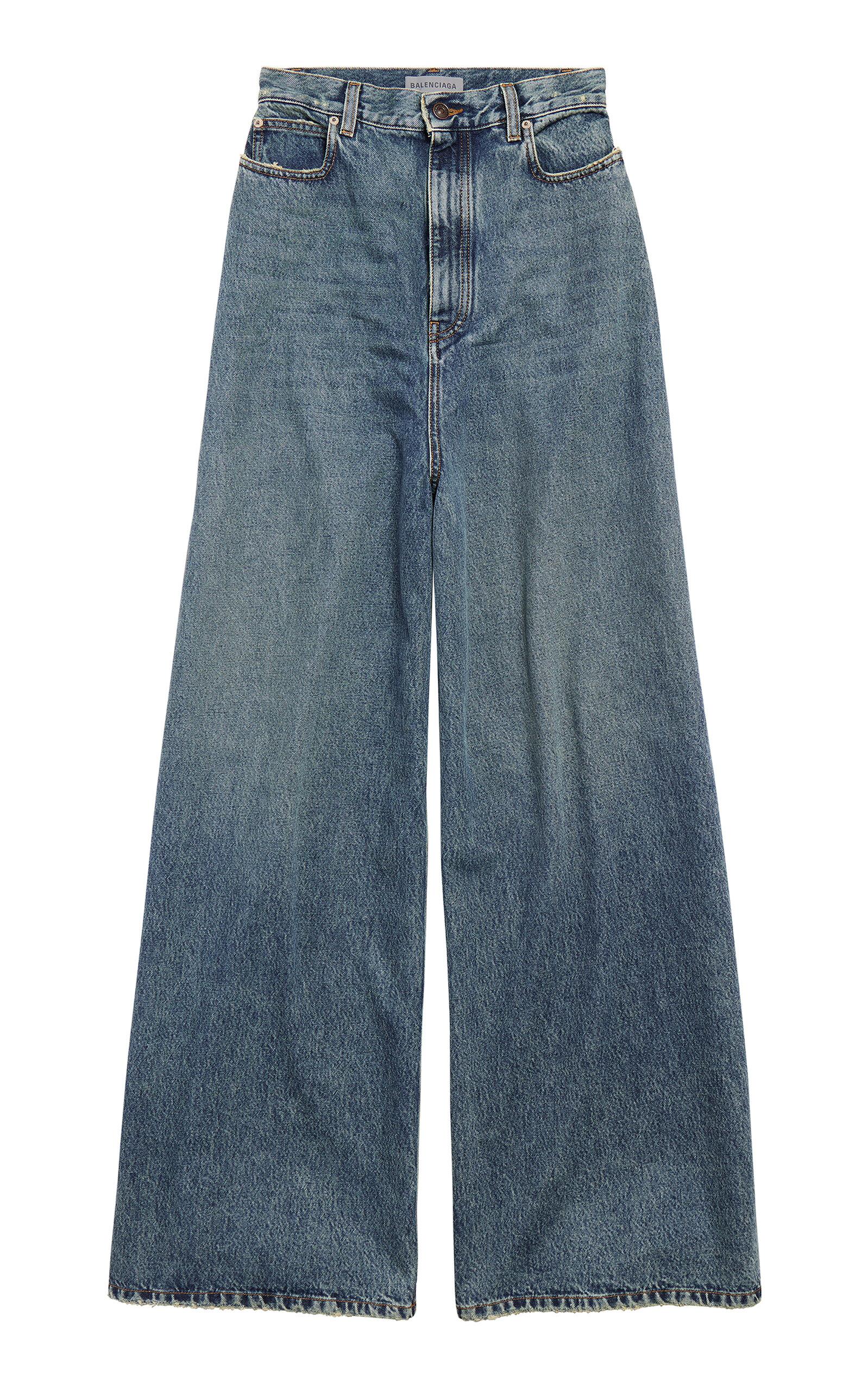 Balenciaga Rigid High-Rise Wide-Leg Jeans - Moda Operandi by BALENCIAGA
