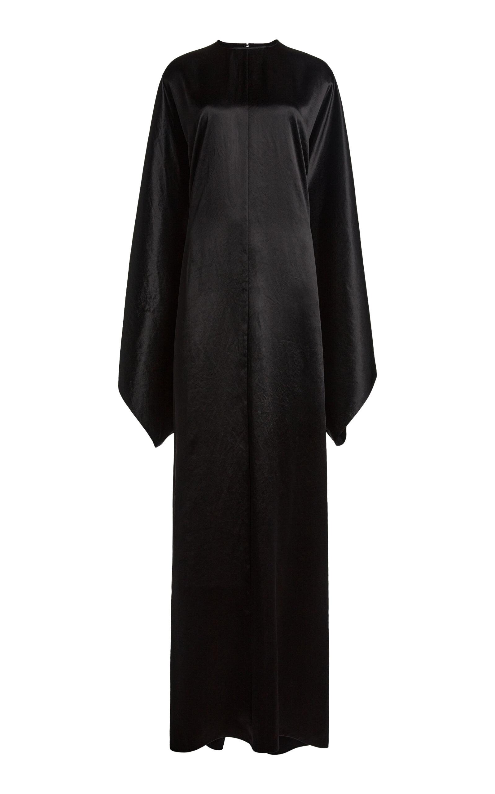 Balenciaga Satin Maxi Caftan Dress - Moda Operandi by BALENCIAGA