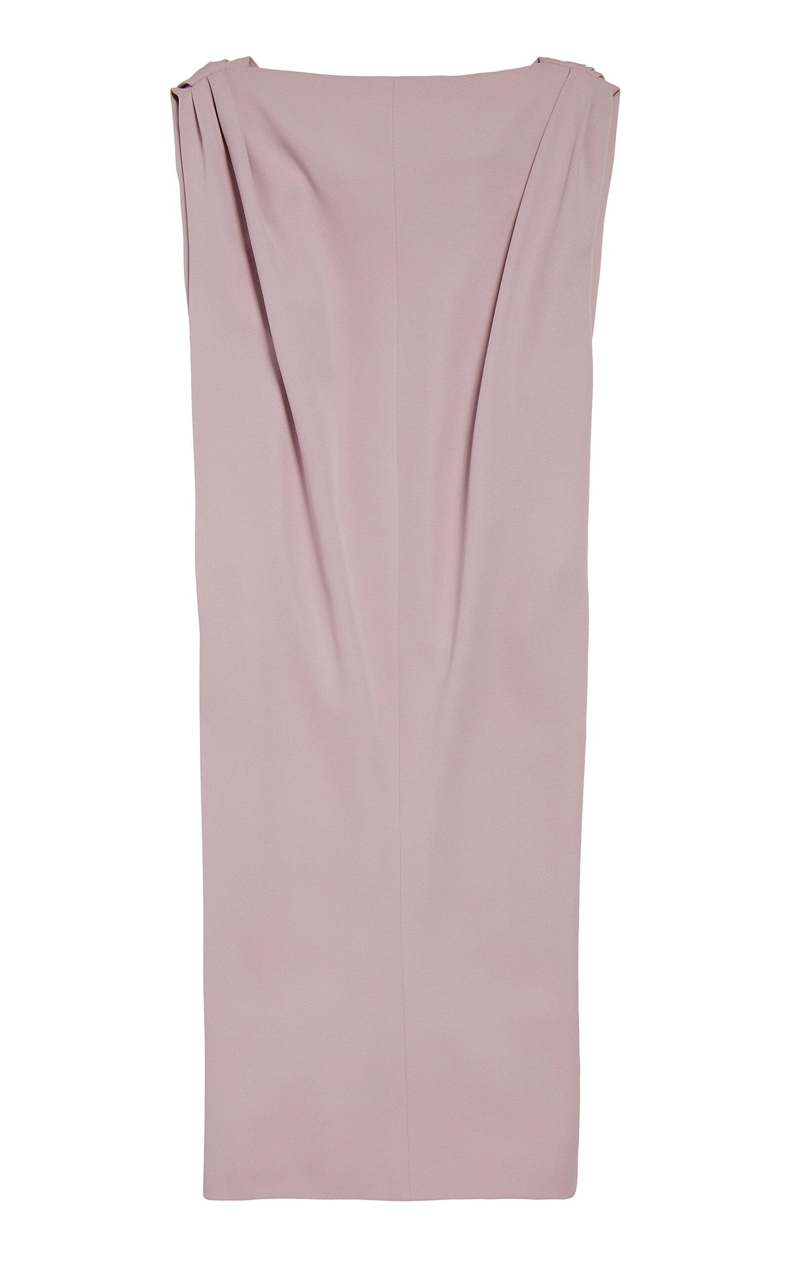 Balenciaga Silk-Wool Crepe Midi Dress - Moda Operandi by BALENCIAGA
